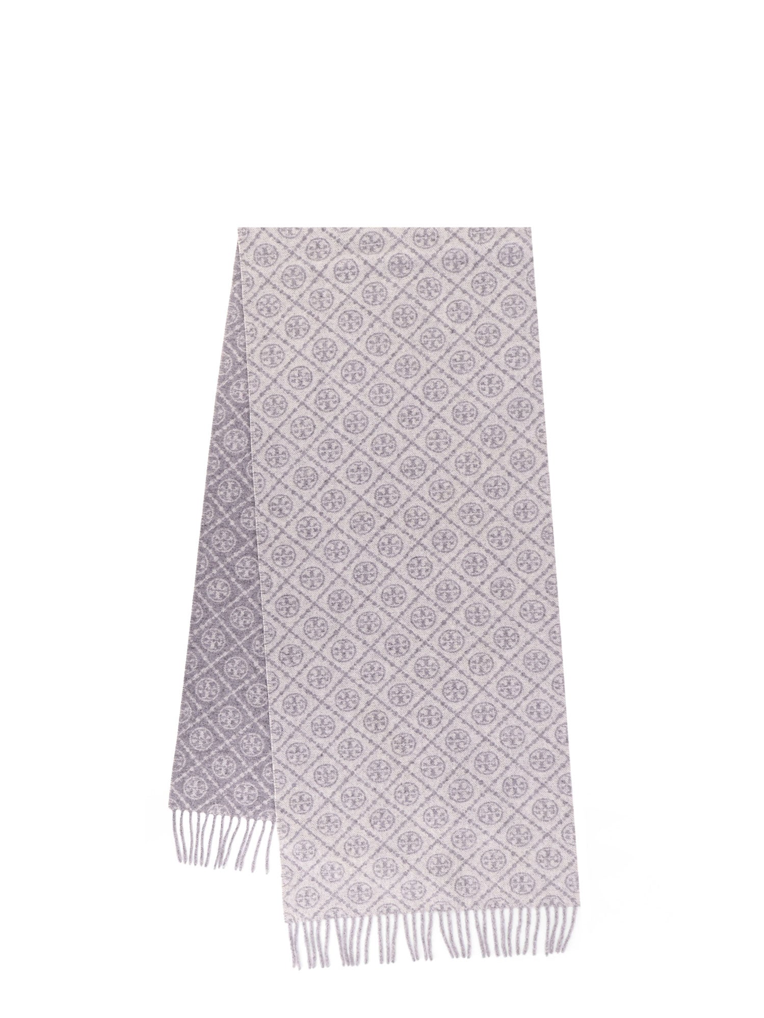 Tory Burch Scarfs Gray Lana Cashmere