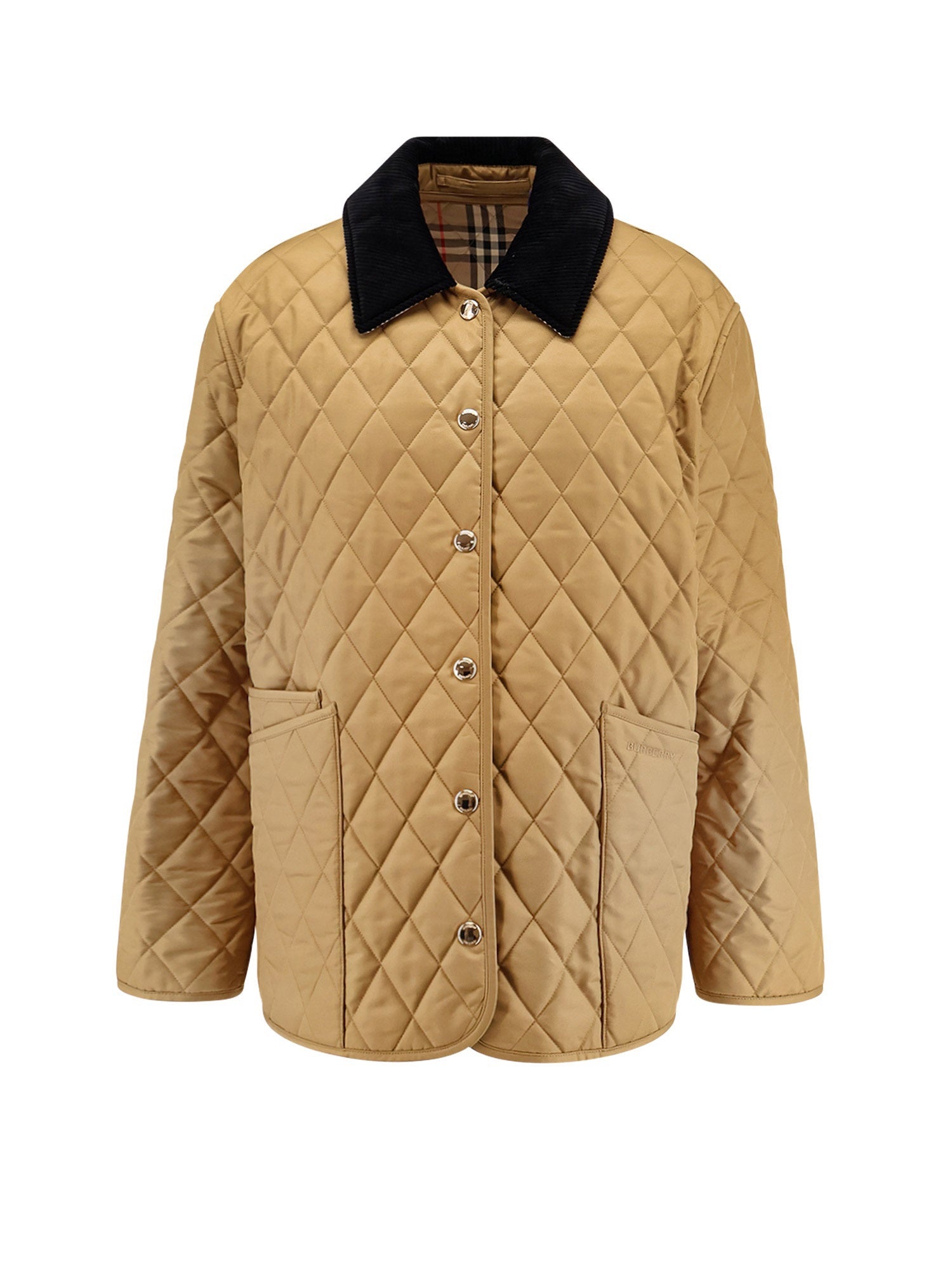 Burberry Jackets Beige Poliestere