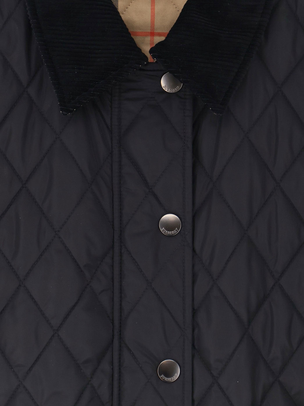 Burberry Jackets Black/sand Ip Check Poliammide