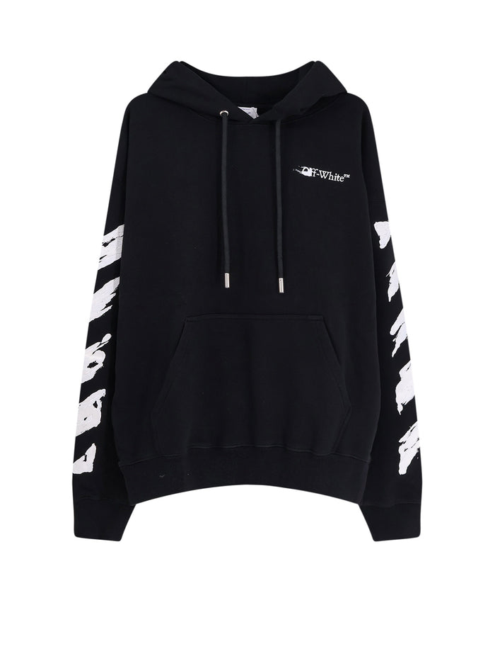 Off White Sweaters Black Cotone