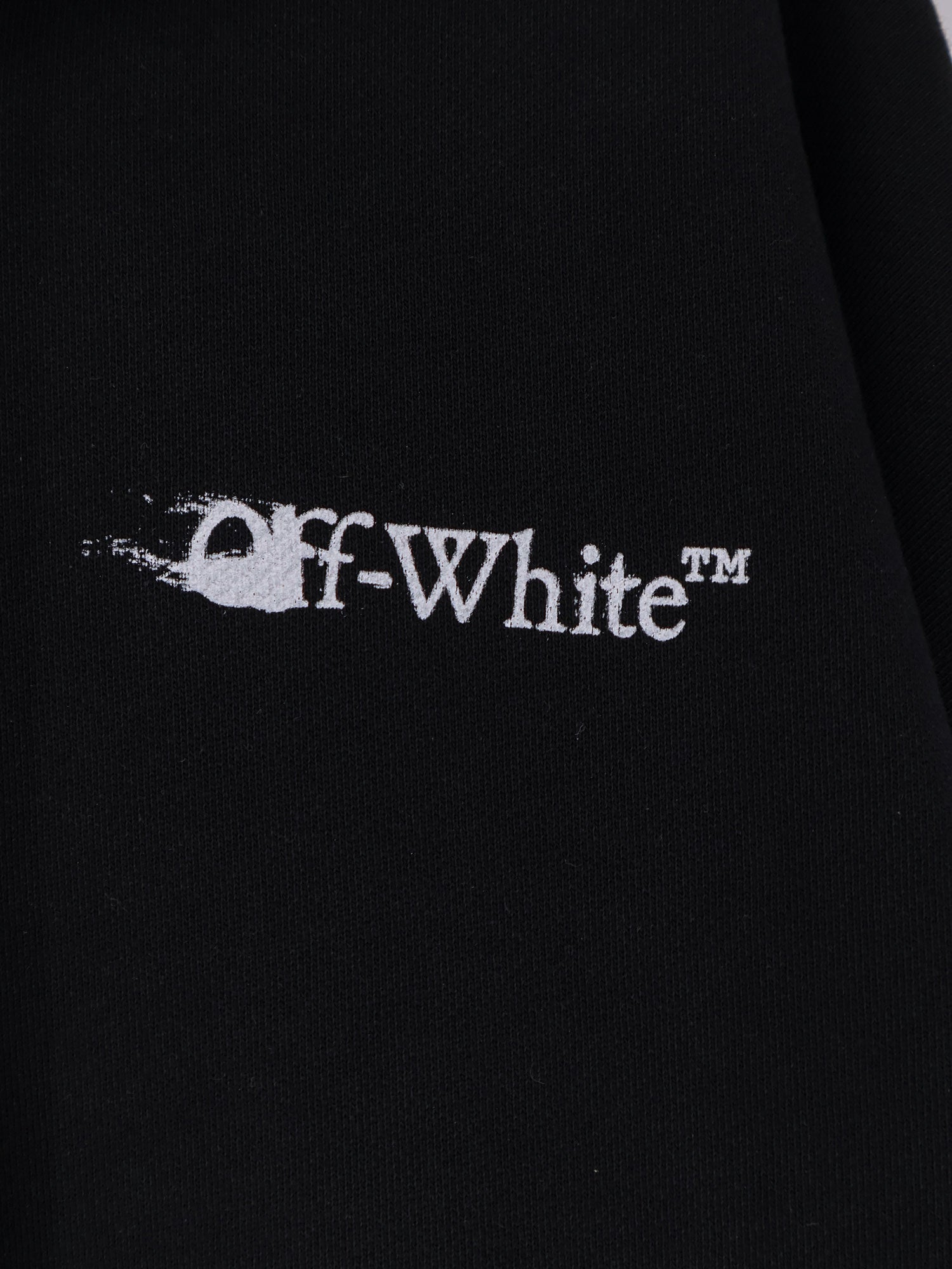 Off White Sweaters Black Cotone