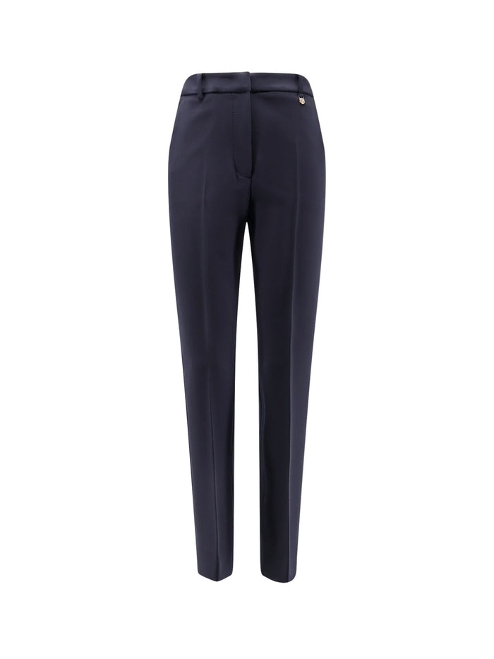 Max Mara RTW Blu Marino Lana Vergine Elastan