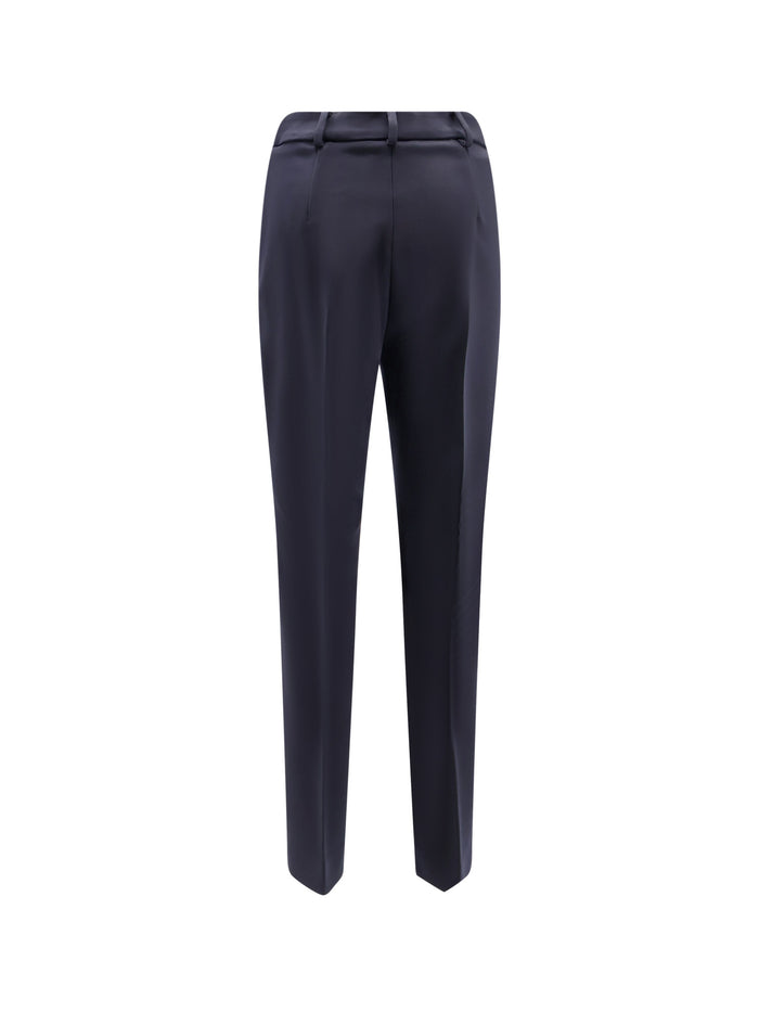 Max Mara RTW Blu Marino Lana Vergine Elastan