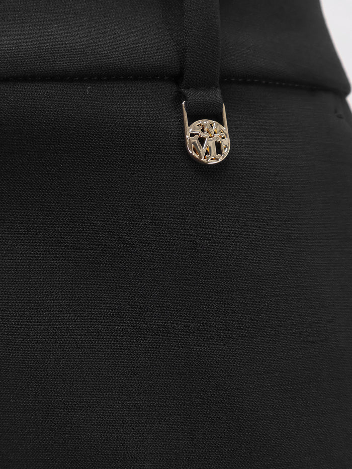 Max Mara RTW Black Lana Vergine Elastan
