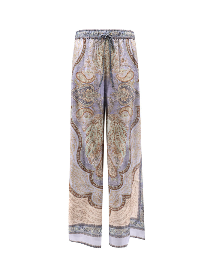 Zimmermann RTW Tapestry Blue Multi Seta