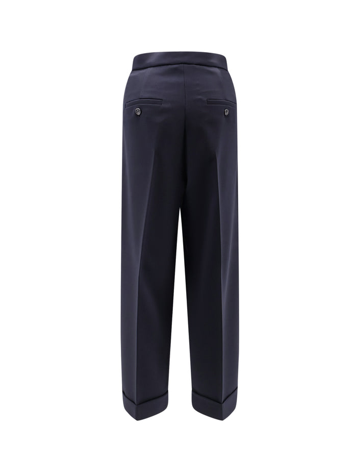Max Mara RTW Blu Marino Lana Vergine Elastan