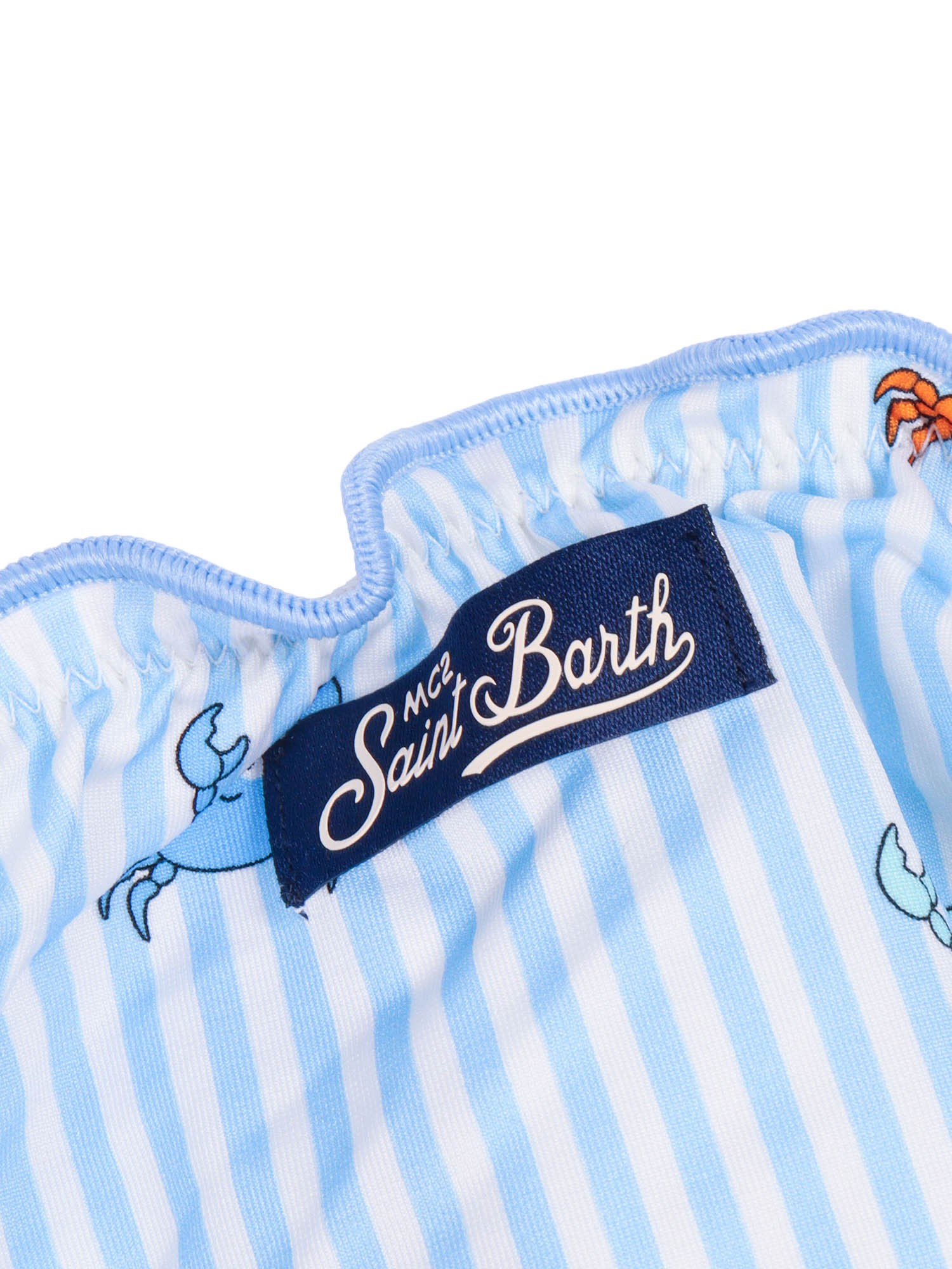 Cris-Pinchy Multi Stripes 30 Light Blue Polyamide Elastane Bikini