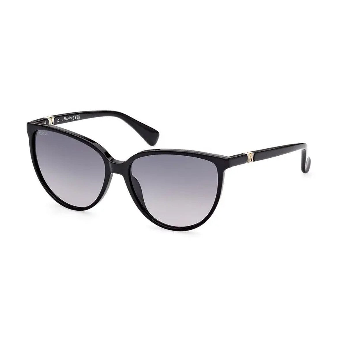Maxmara Mm0045 Black Celluloide Sunglasses