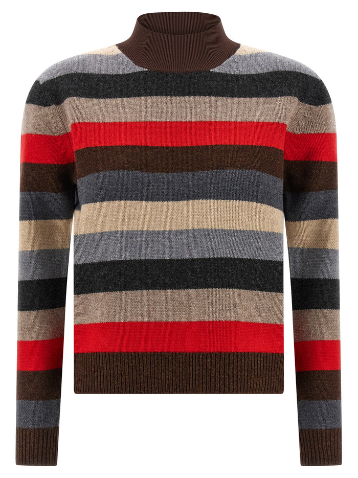 Striped sweater Multicolor Wool Sweater, Cardigans