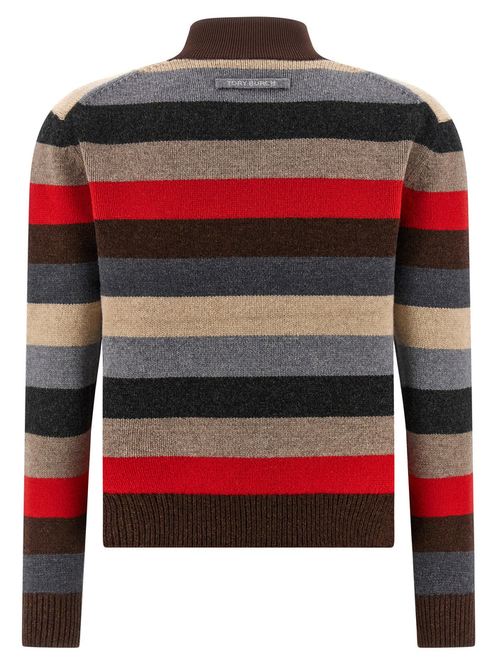 Striped sweater Multicolor Wool Sweater, Cardigans