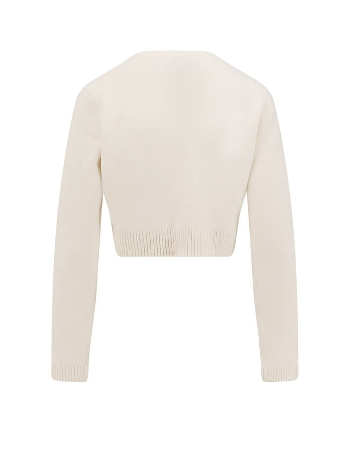 Self Portrait Sweaters White Lana Poliammide Elastan