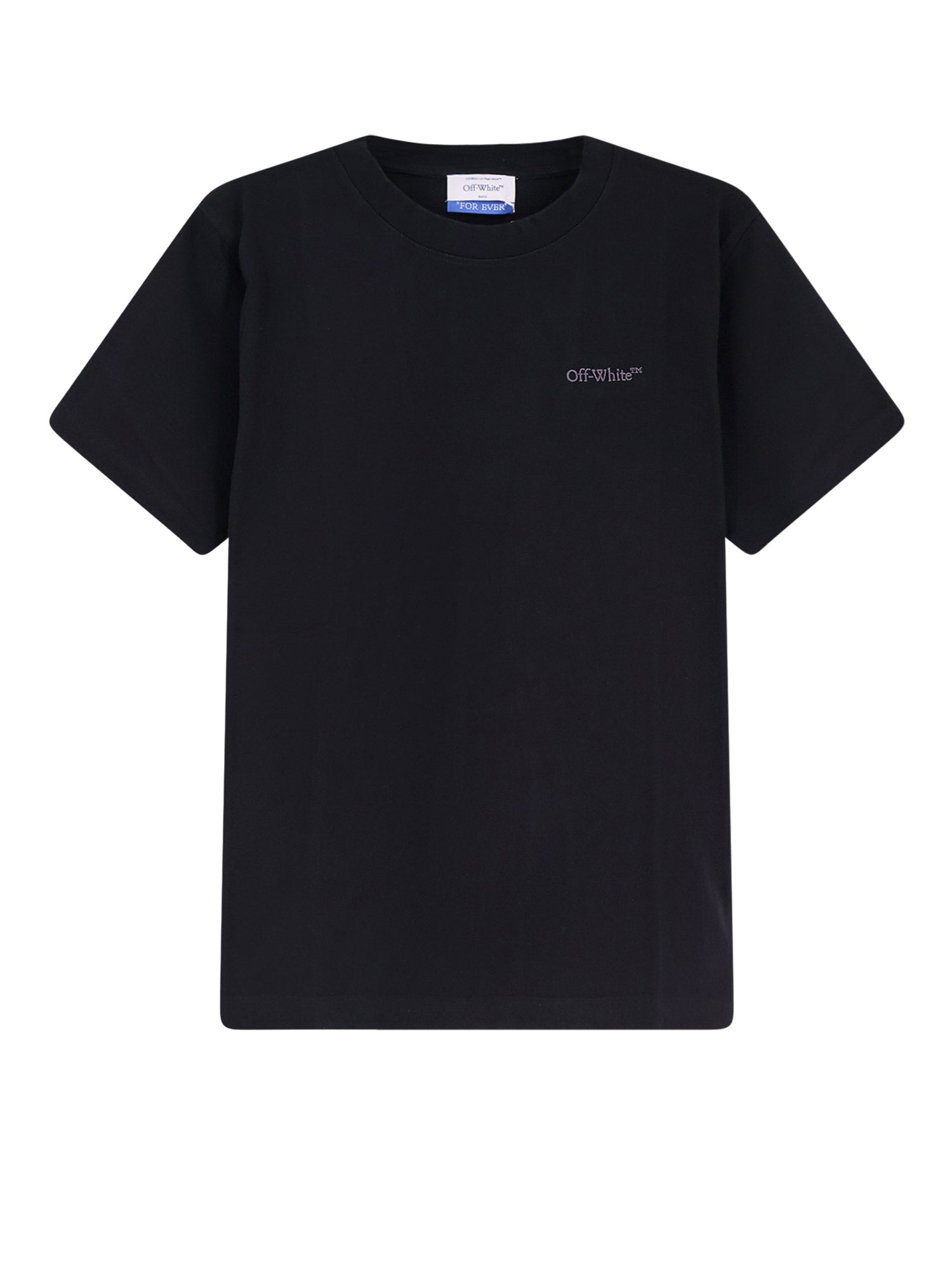 Off White T-shirts and Polos Black - Anthracite Cotone