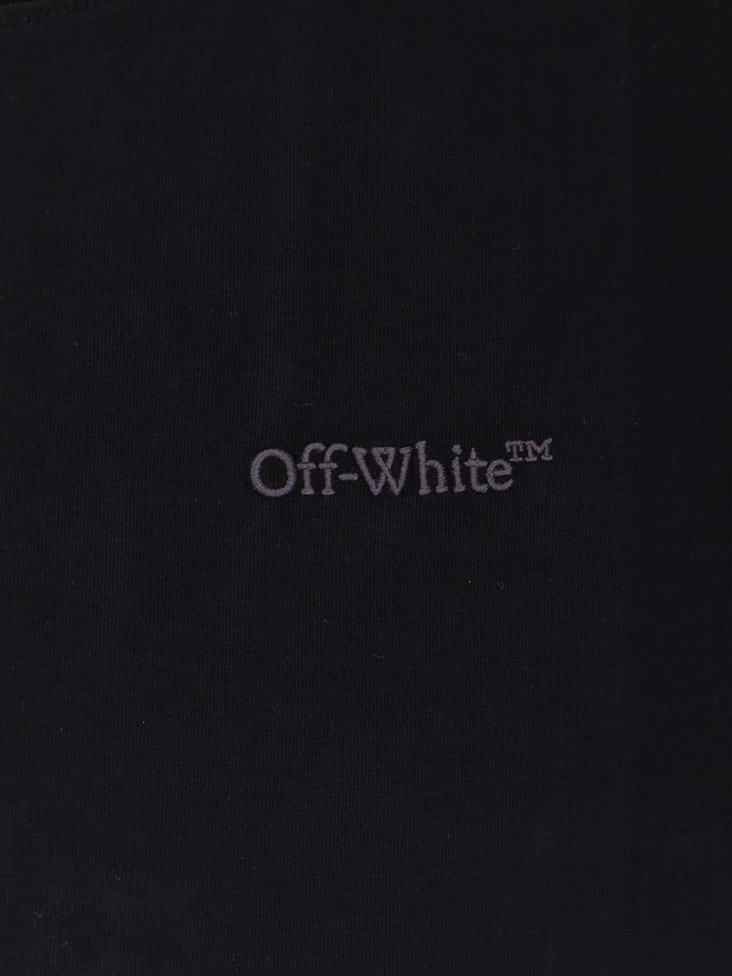 Off White T-shirts and Polos Black - Anthracite Cotone