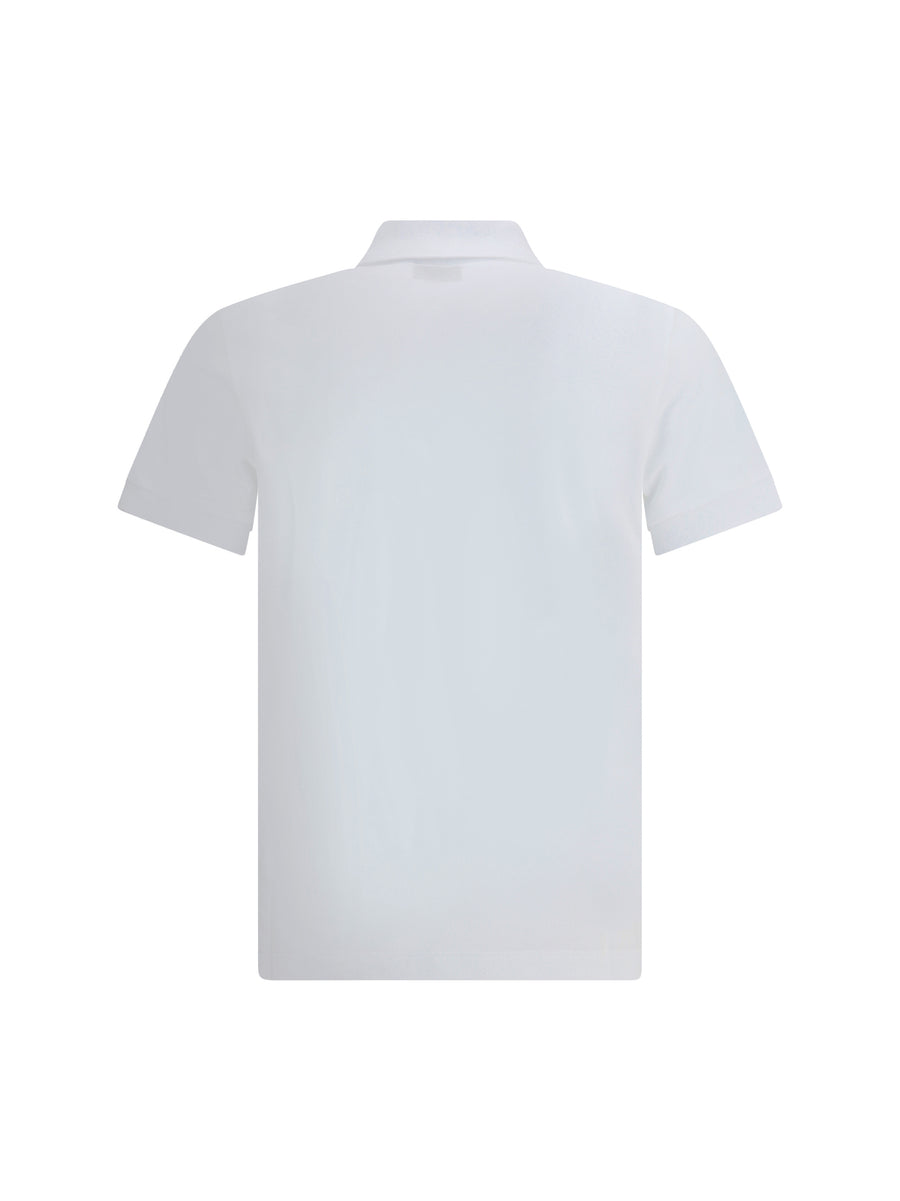Polo Shirt White Cotton