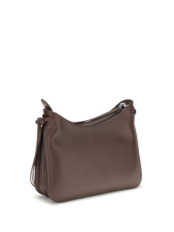 Shoulder Bag Gig Cognac Leather Cognac/silver Calf
