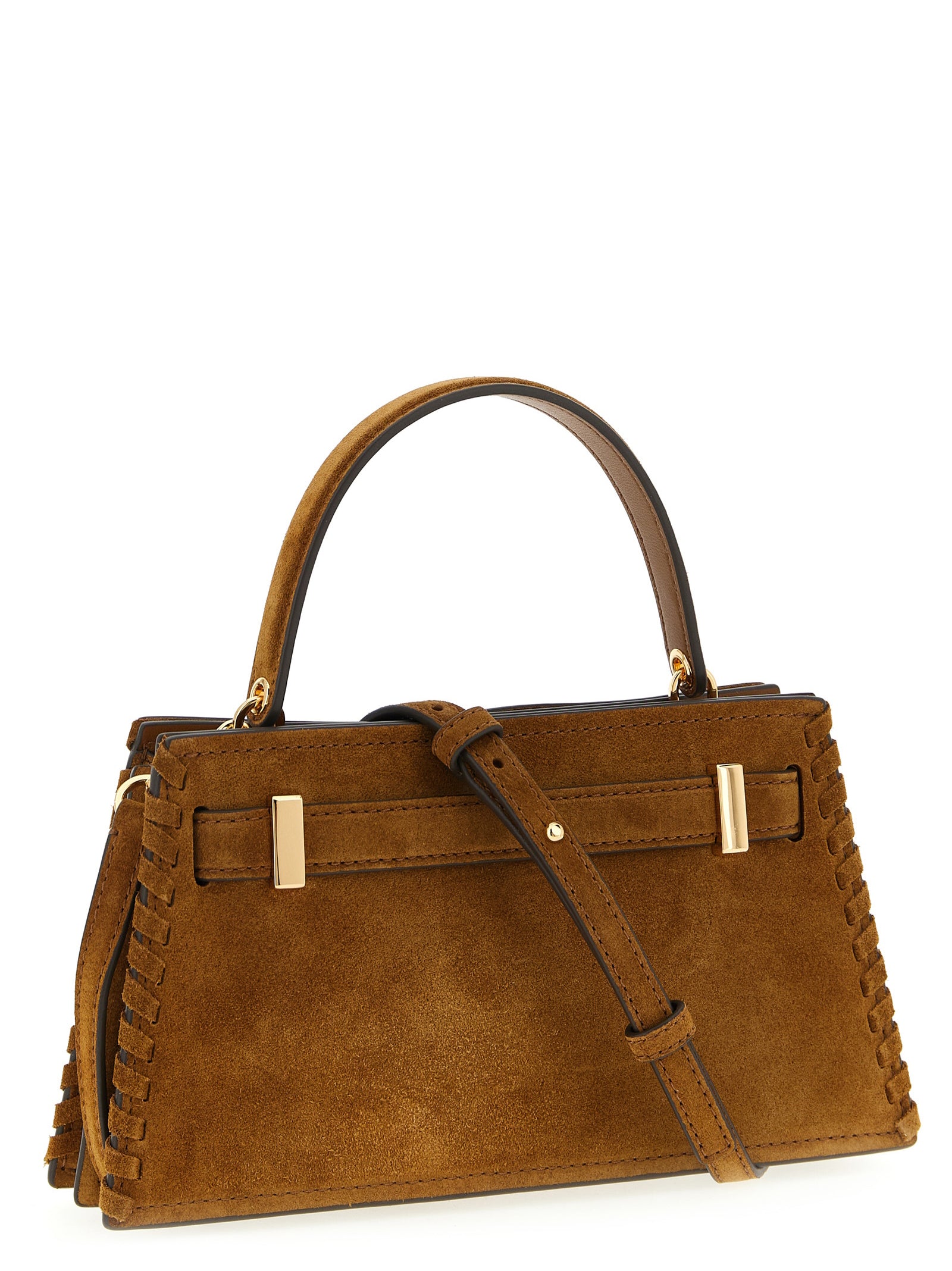 Lee Radziwill petite crossbody bag Brown Bovine Leather