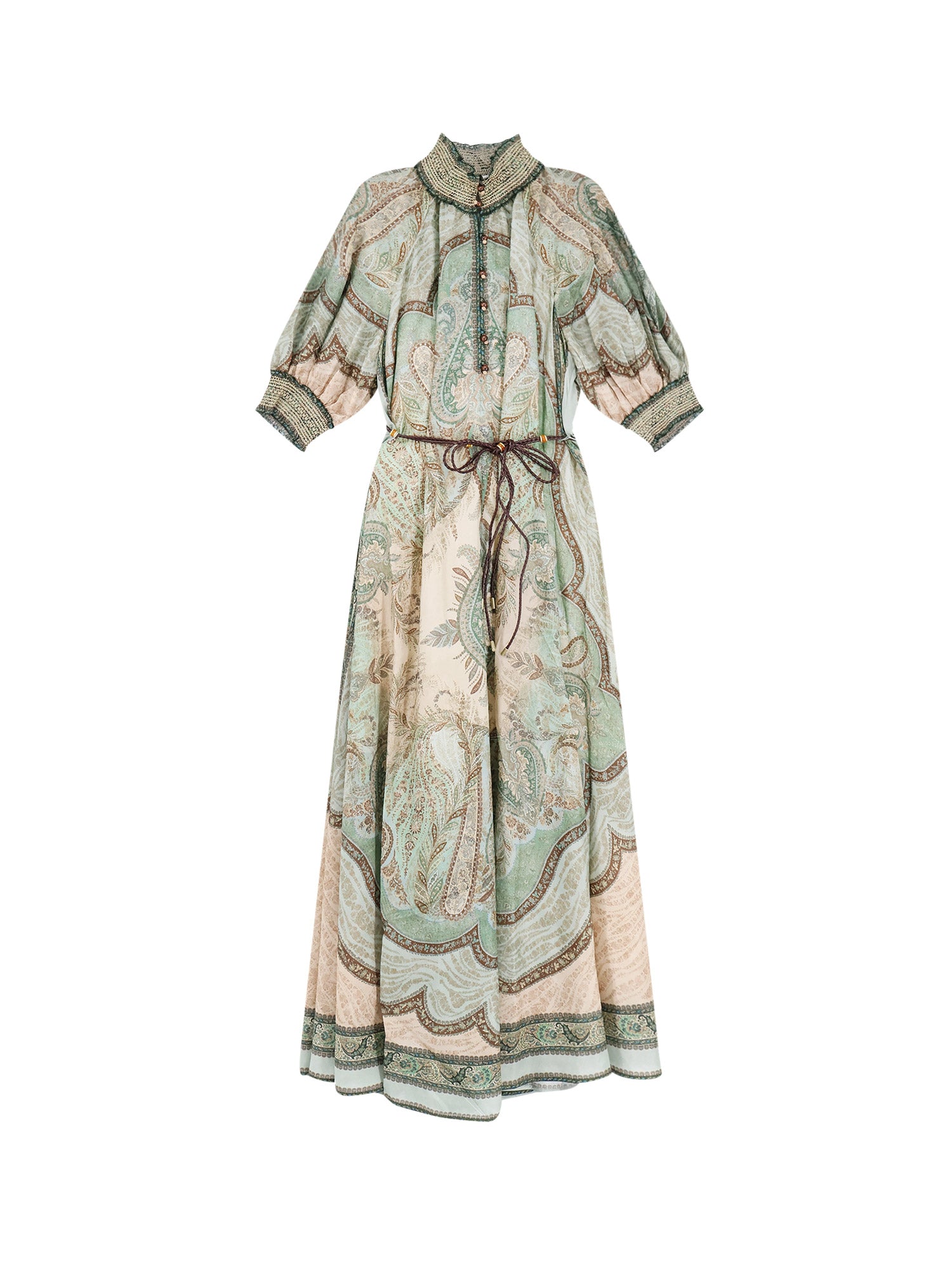 Zimmermann Dresses Tapestry Teal Multi Seta