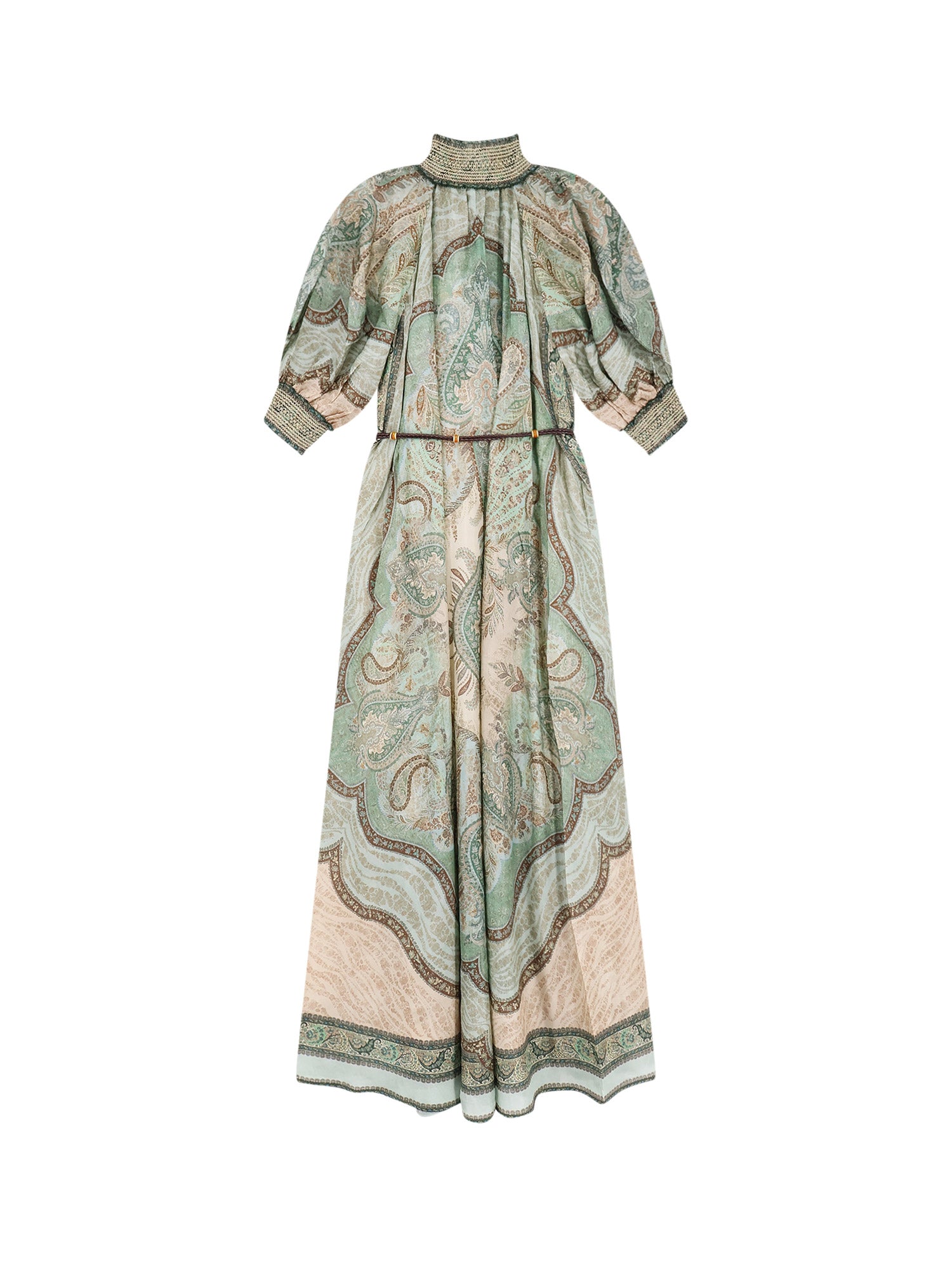 Zimmermann Dresses Tapestry Teal Multi Seta