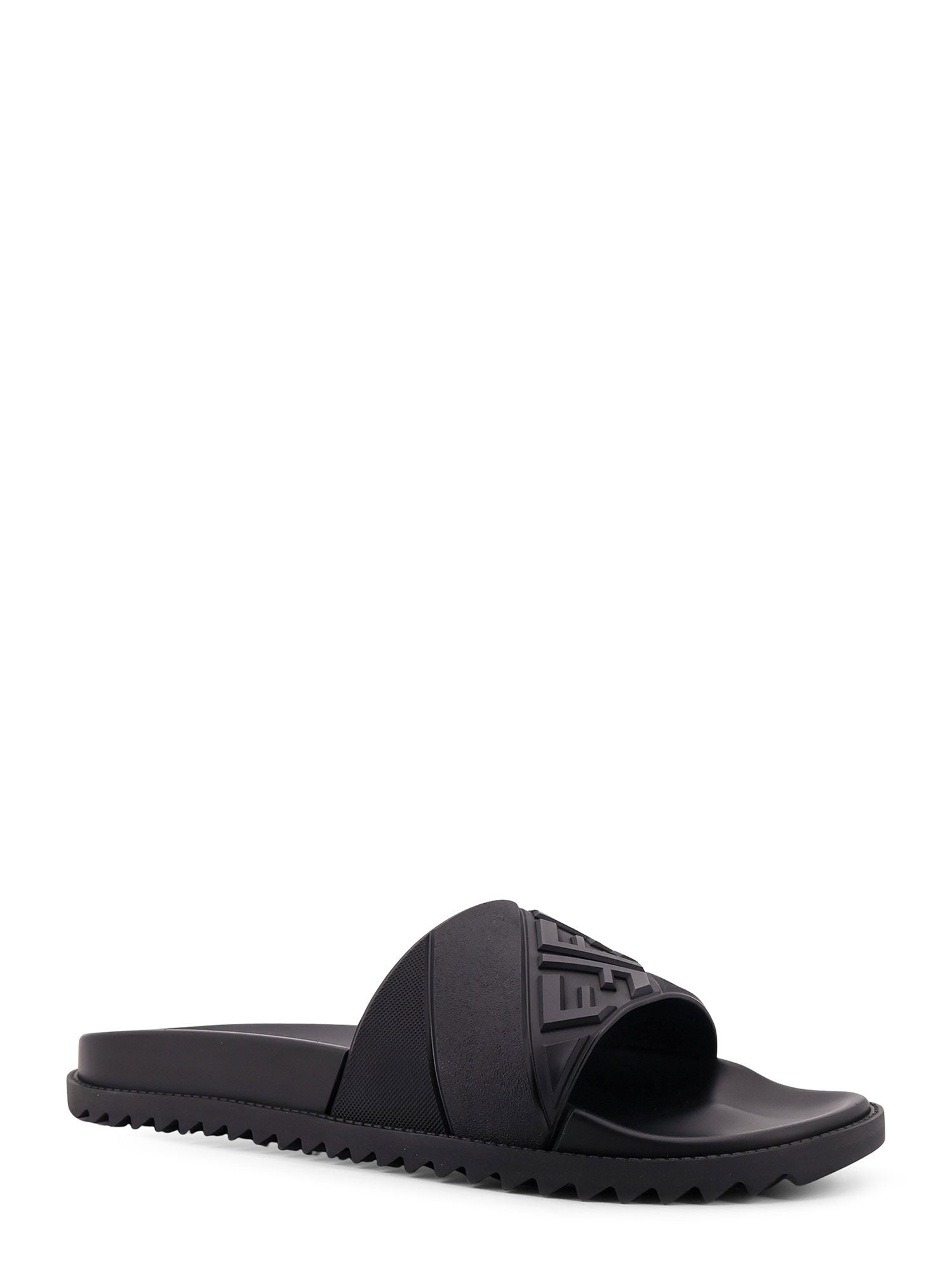 Fendi Sandals Black Gomma