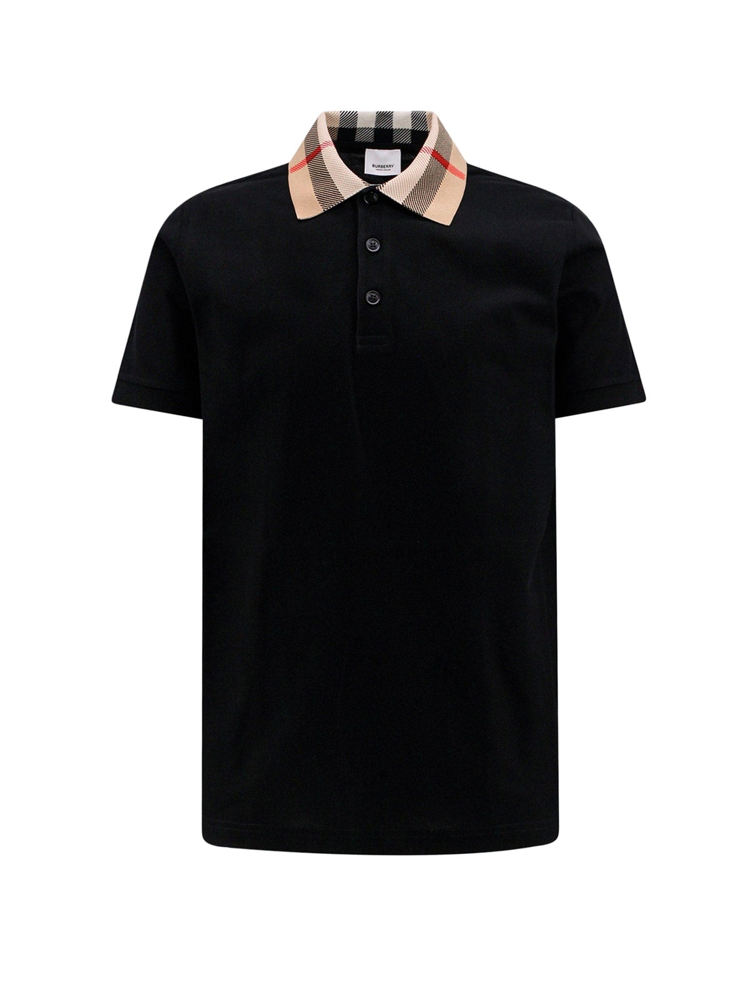 Burberry T-Shirts And Polos Black Cotone