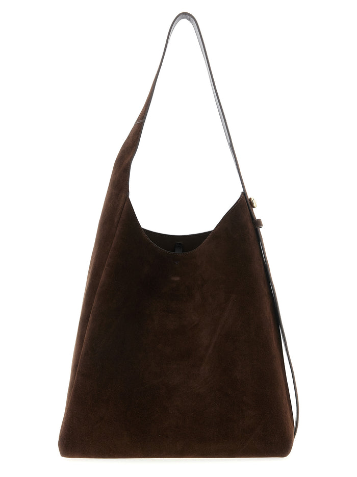 Romy Hobo shoulder bag Brown Calfskin Leather (bos Taurus)