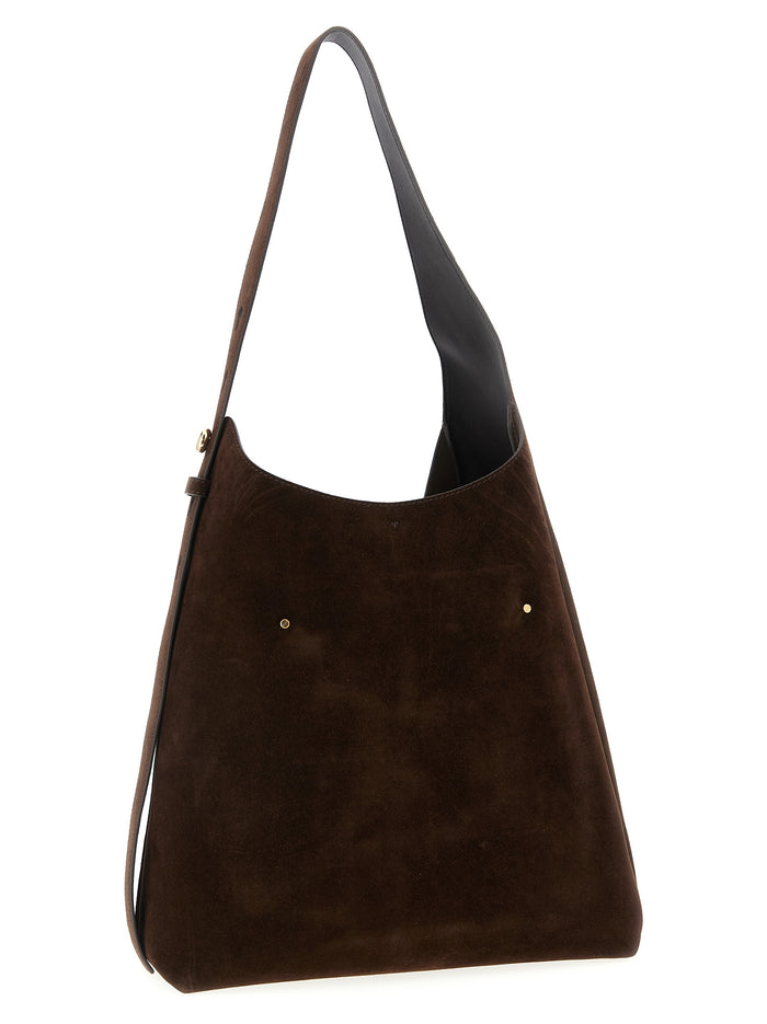 Romy Hobo shoulder bag Brown Calfskin Leather (bos Taurus)