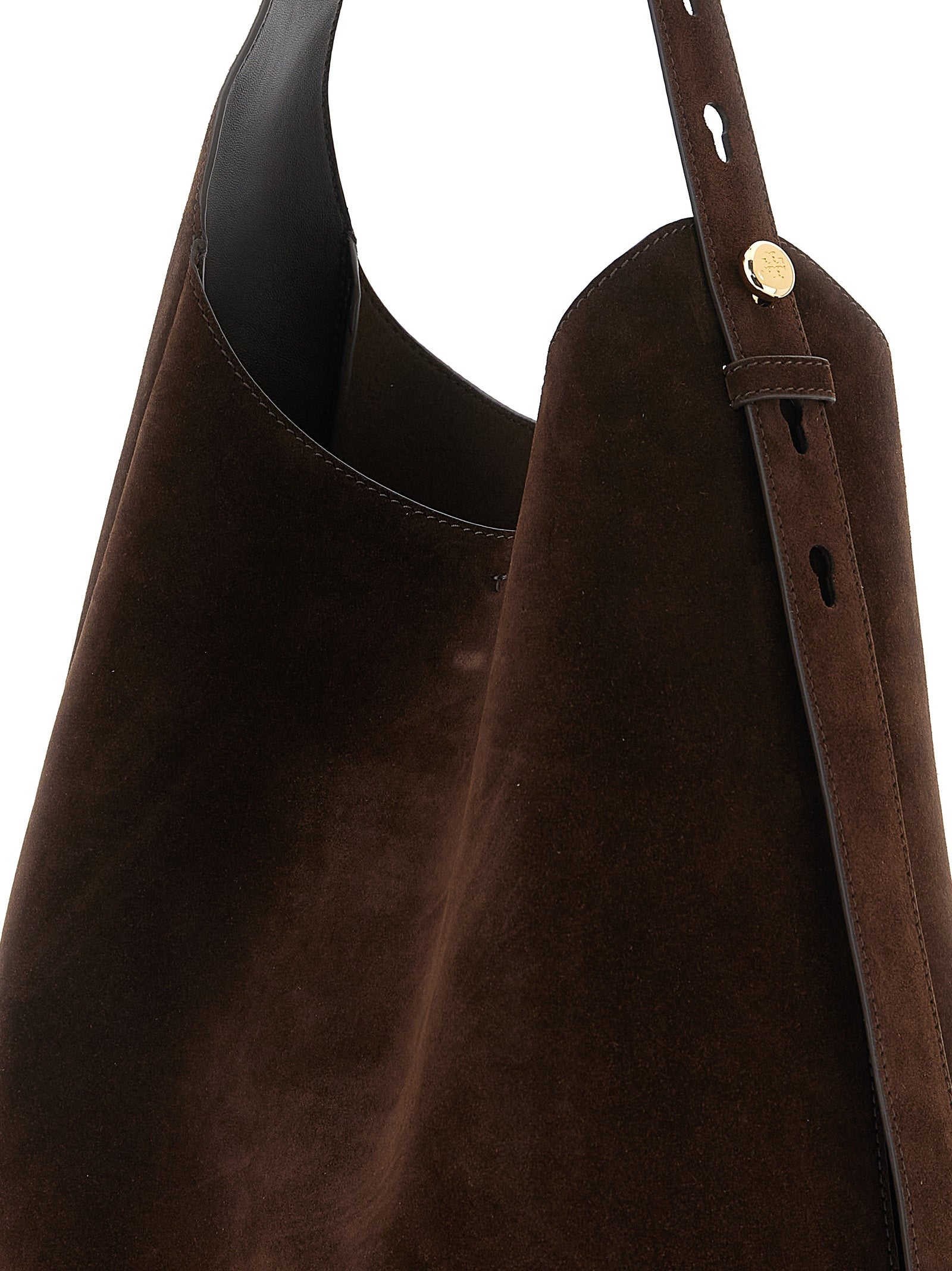 Romy Hobo shoulder bag Brown Calfskin Leather (bos Taurus)