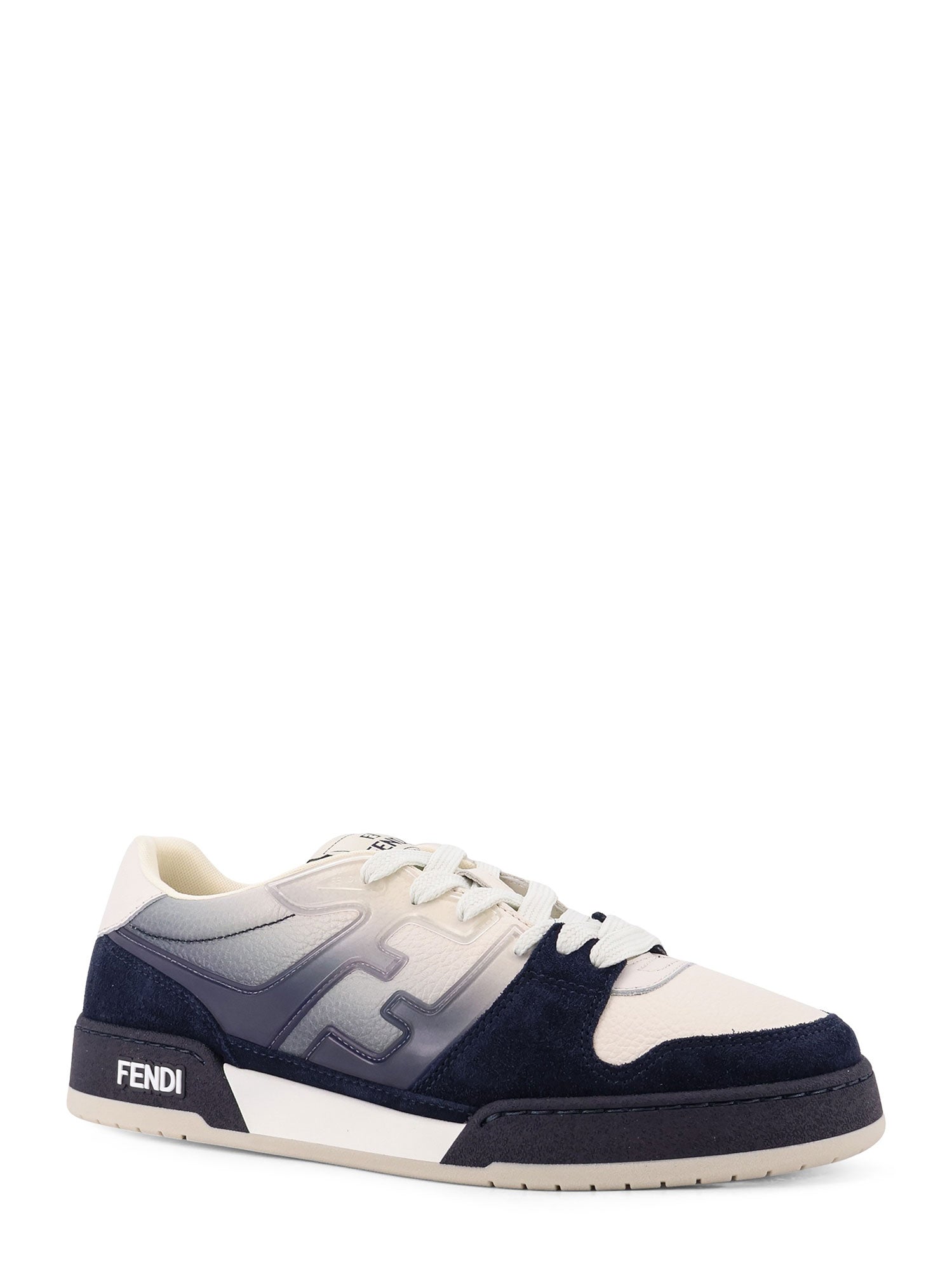 Fendi Sneakers Navy Bianco Pelle