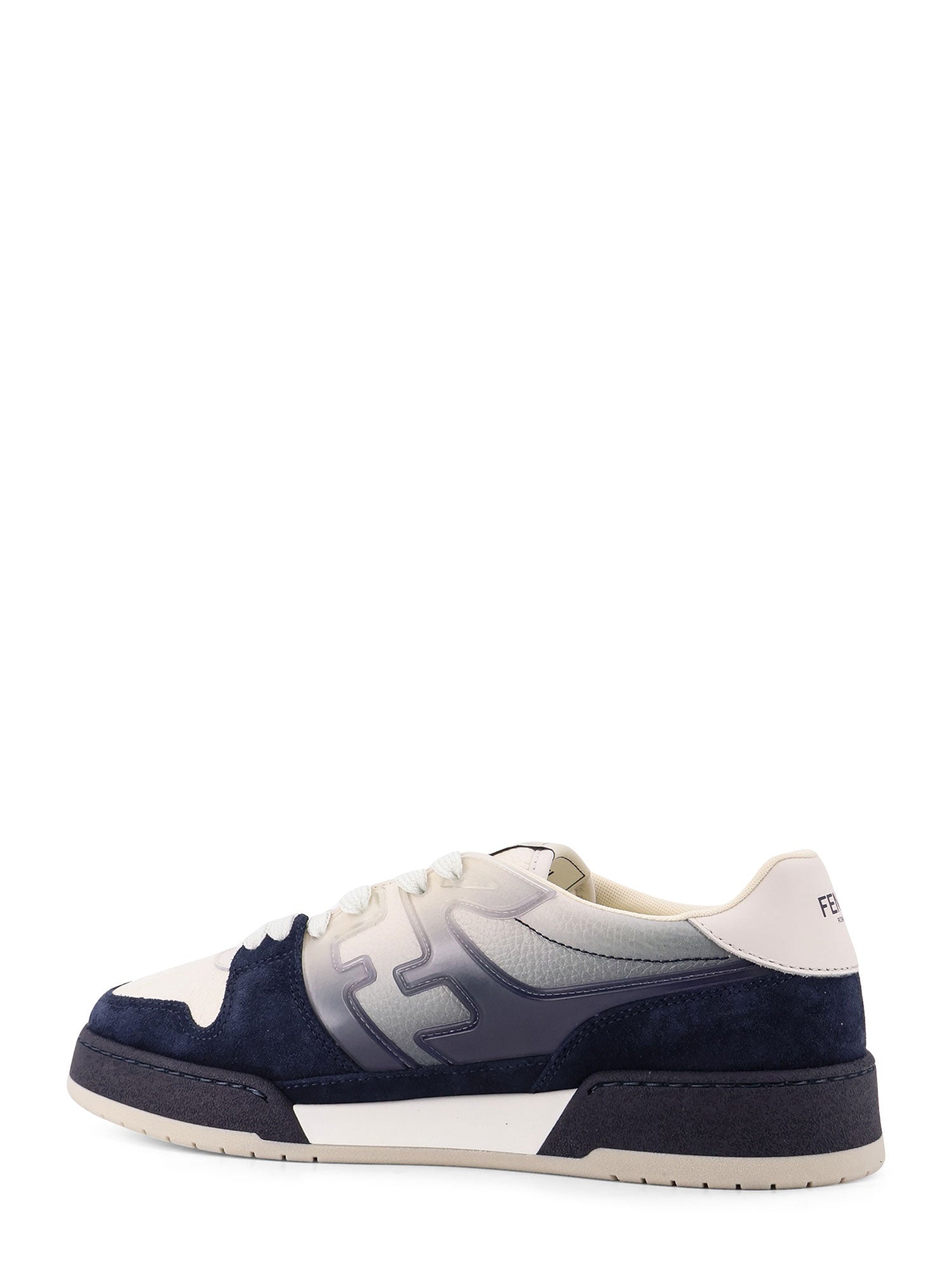 Fendi Sneakers Navy Bianco Pelle