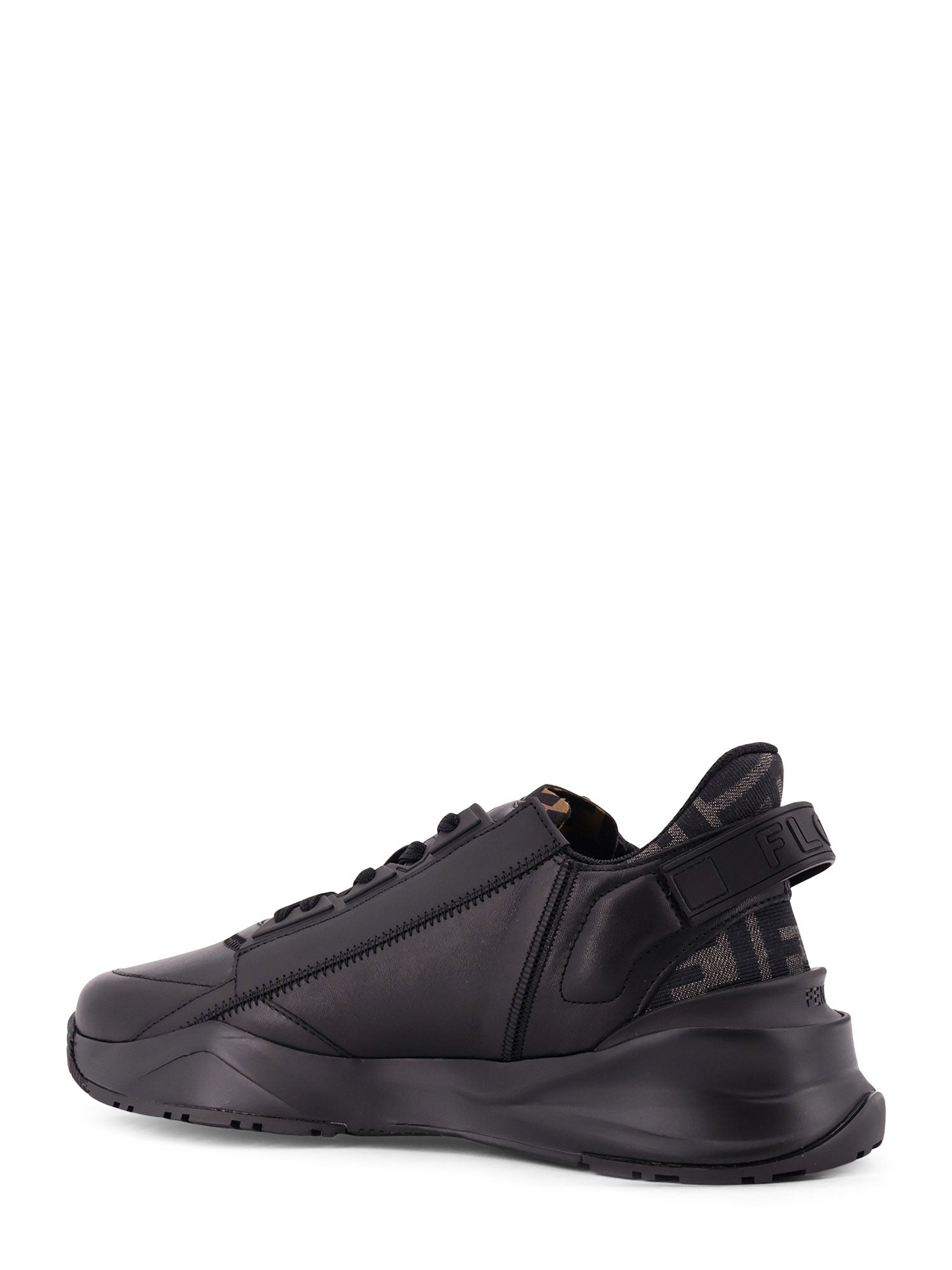 Fendi Sneakers Nero Grig Pelle