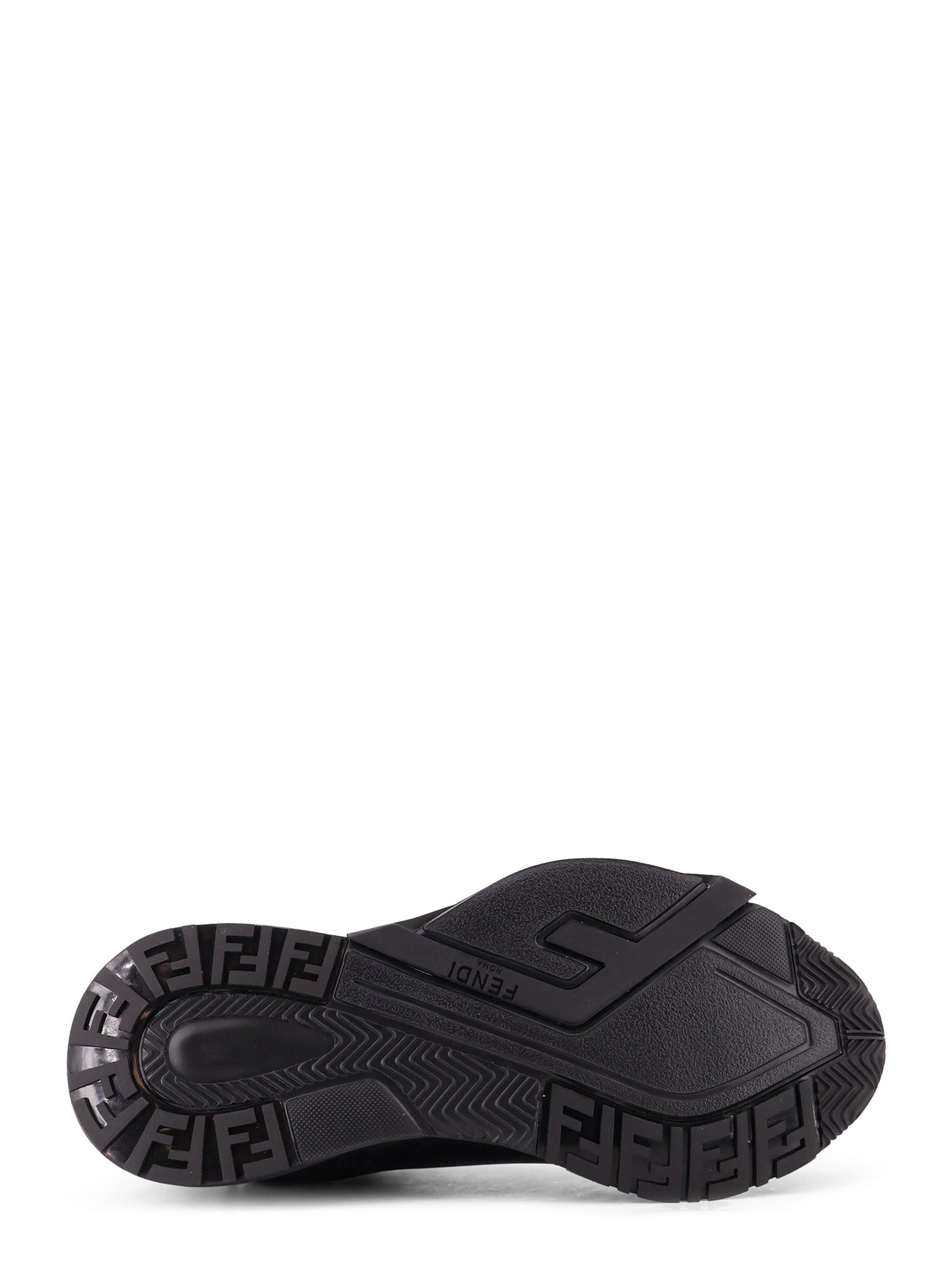 Fendi Sneakers Nero Grig Pelle
