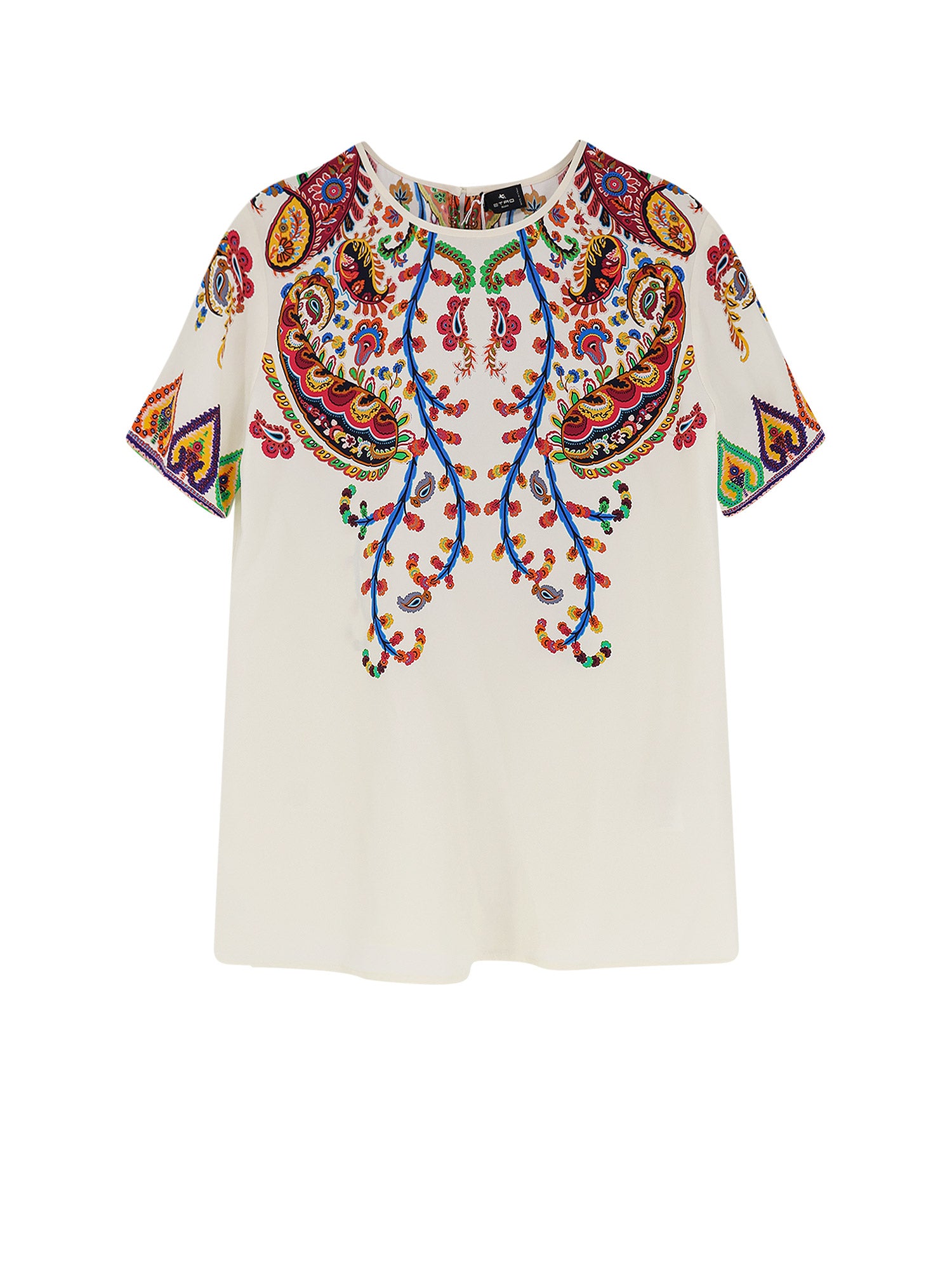Etro T-shirts and Polos MultiColour Seta