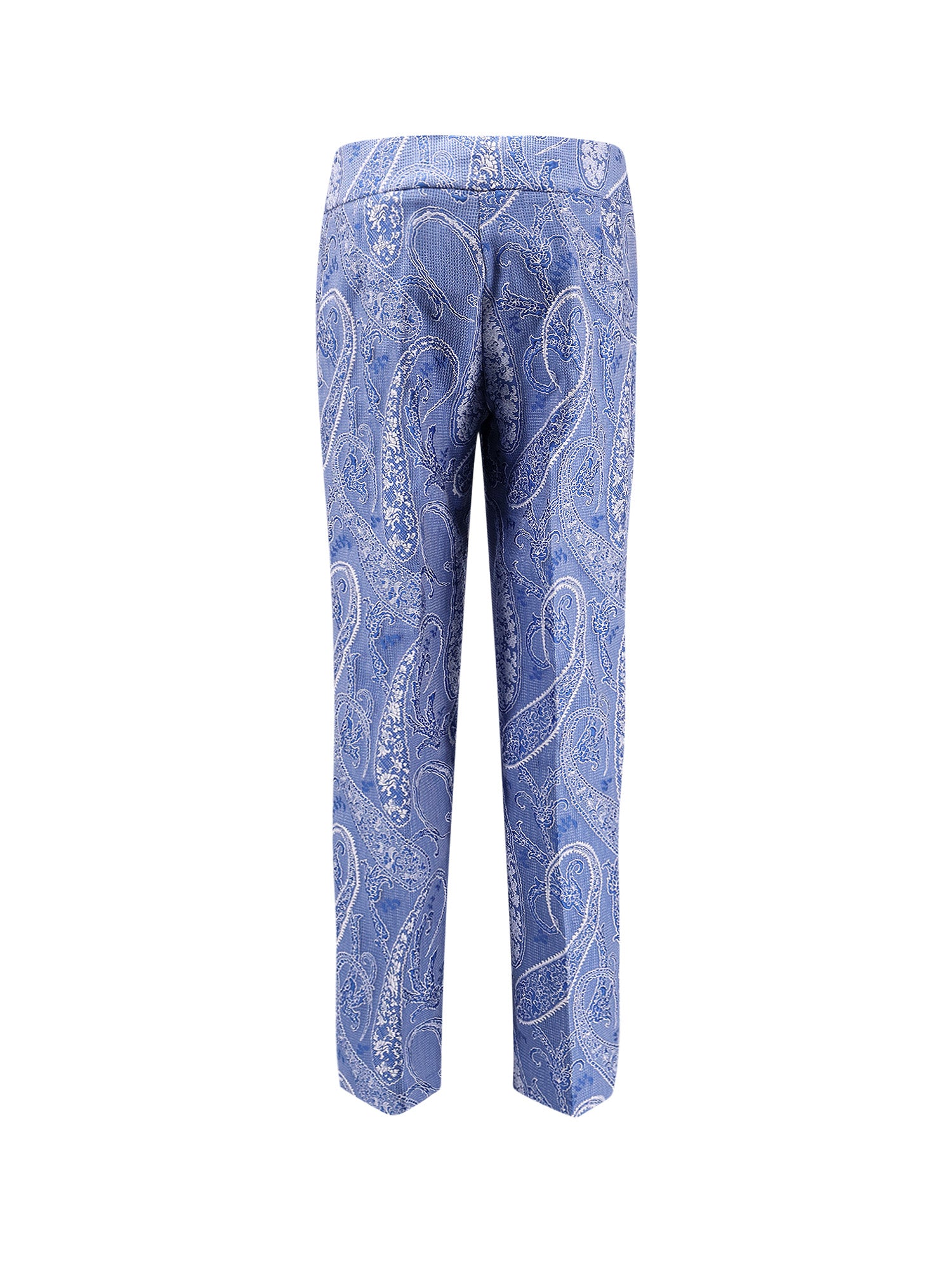 Etro RTW Blue Poliestere Seta Poliammide