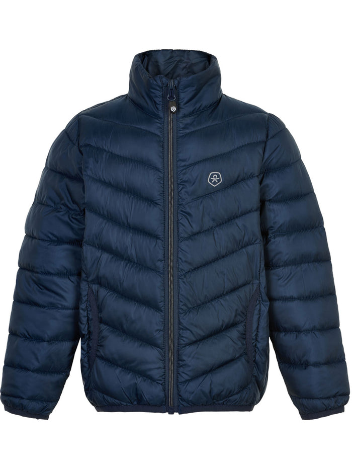 Jacket Quilted Blue Giacca