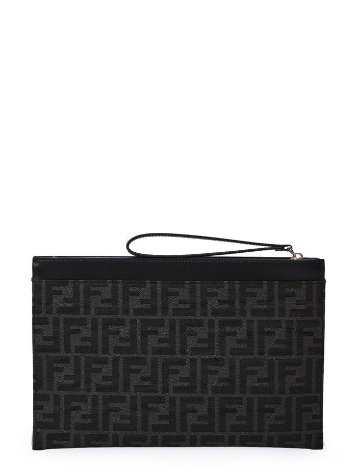 Fendi Bags Asf Nr Nero P Tessuto Ff / Pelle