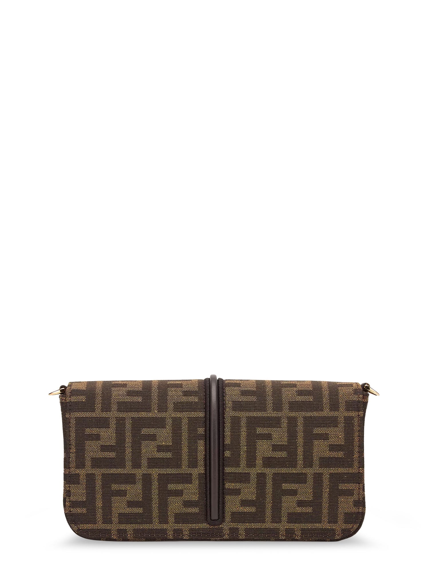 Fendi Bags Brown Tessuto Ff Jacquard
