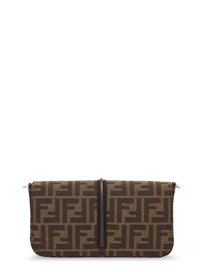 Fendi Bags Brown Tessuto Ff Jacquard