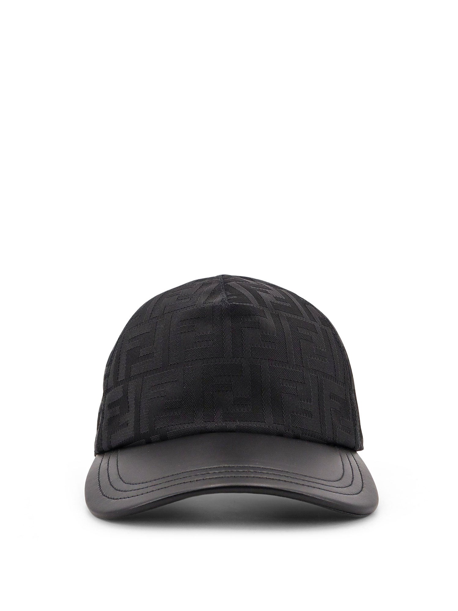 Fendi Hats Black Nylon/pelle