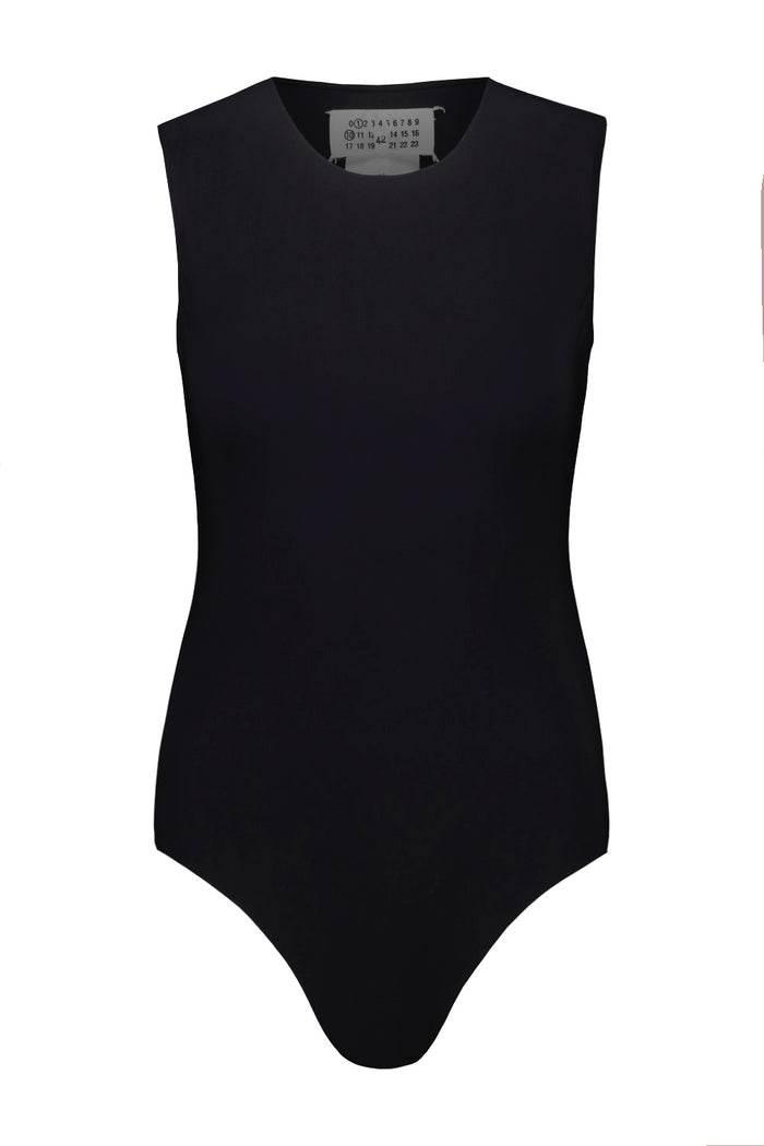 Bodysuit Black Polyamide Elasthane Body