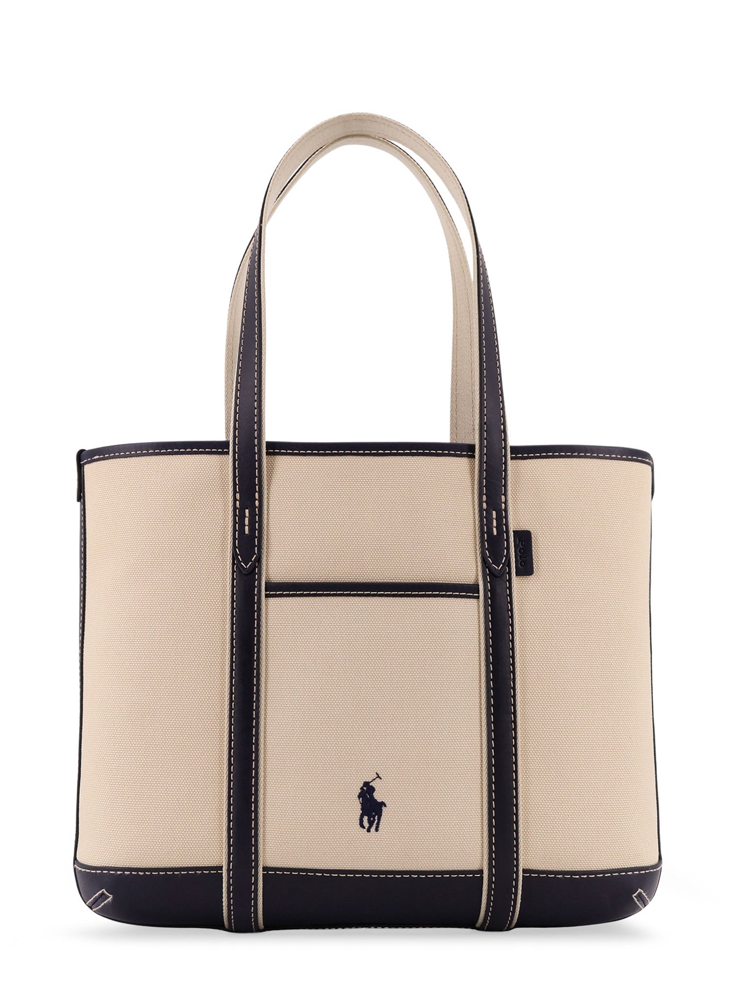 Polo Ralph Lauren Bags Ecrunavy Canvas/pelle