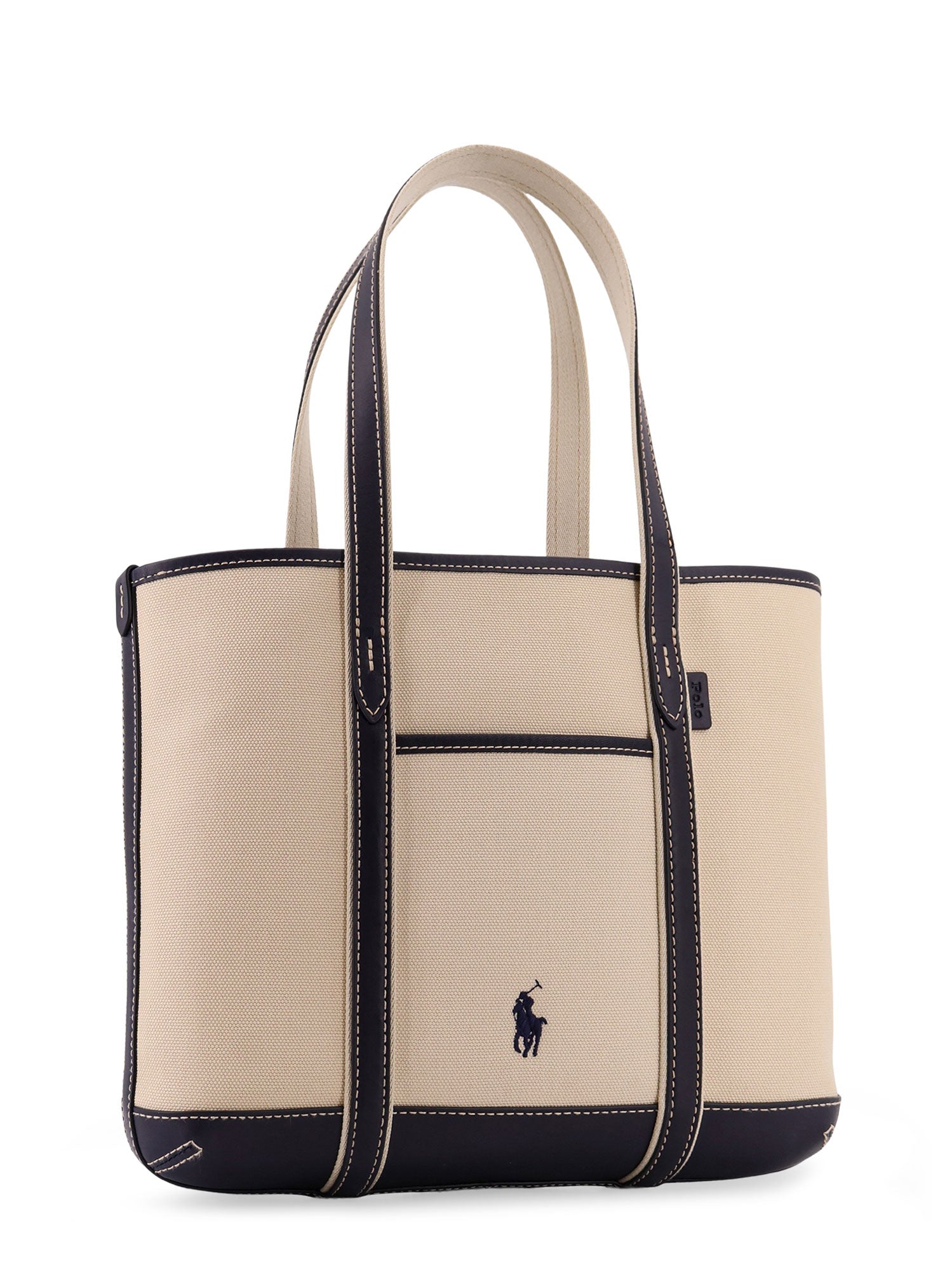 Polo Ralph Lauren Bags Ecrunavy Canvas/pelle