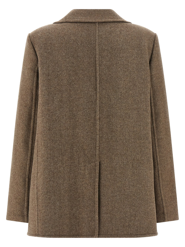 Wool coat Beige Coats, Trench