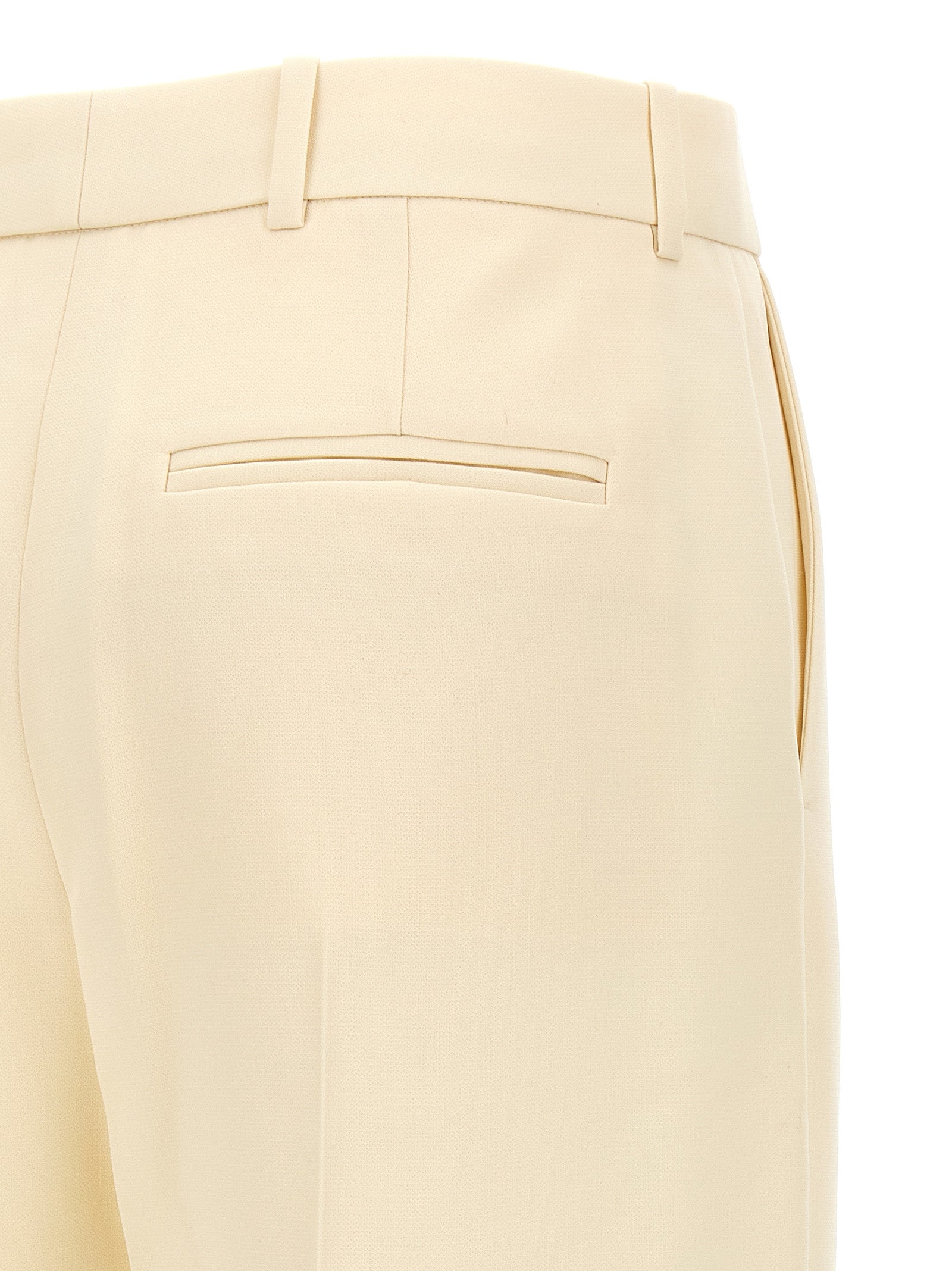 Cropped pants White