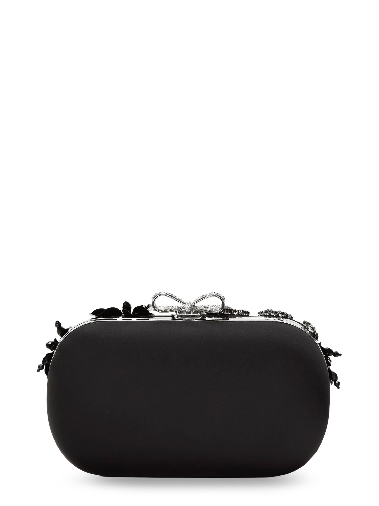 SELF PORTRAIT Bags Black Satin/cristalli