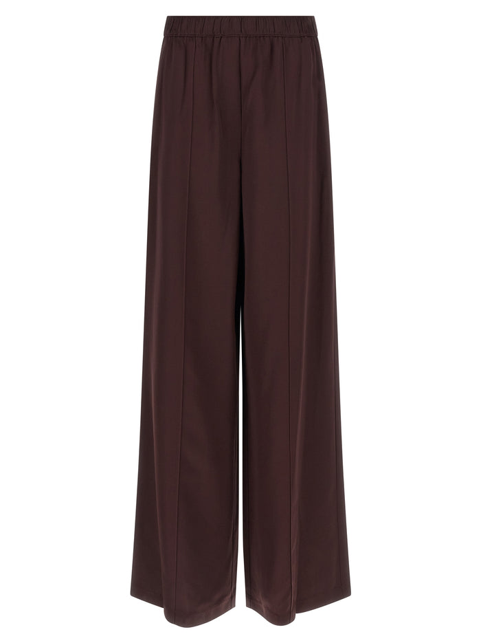 Shiny pants Bordeaux Viscose