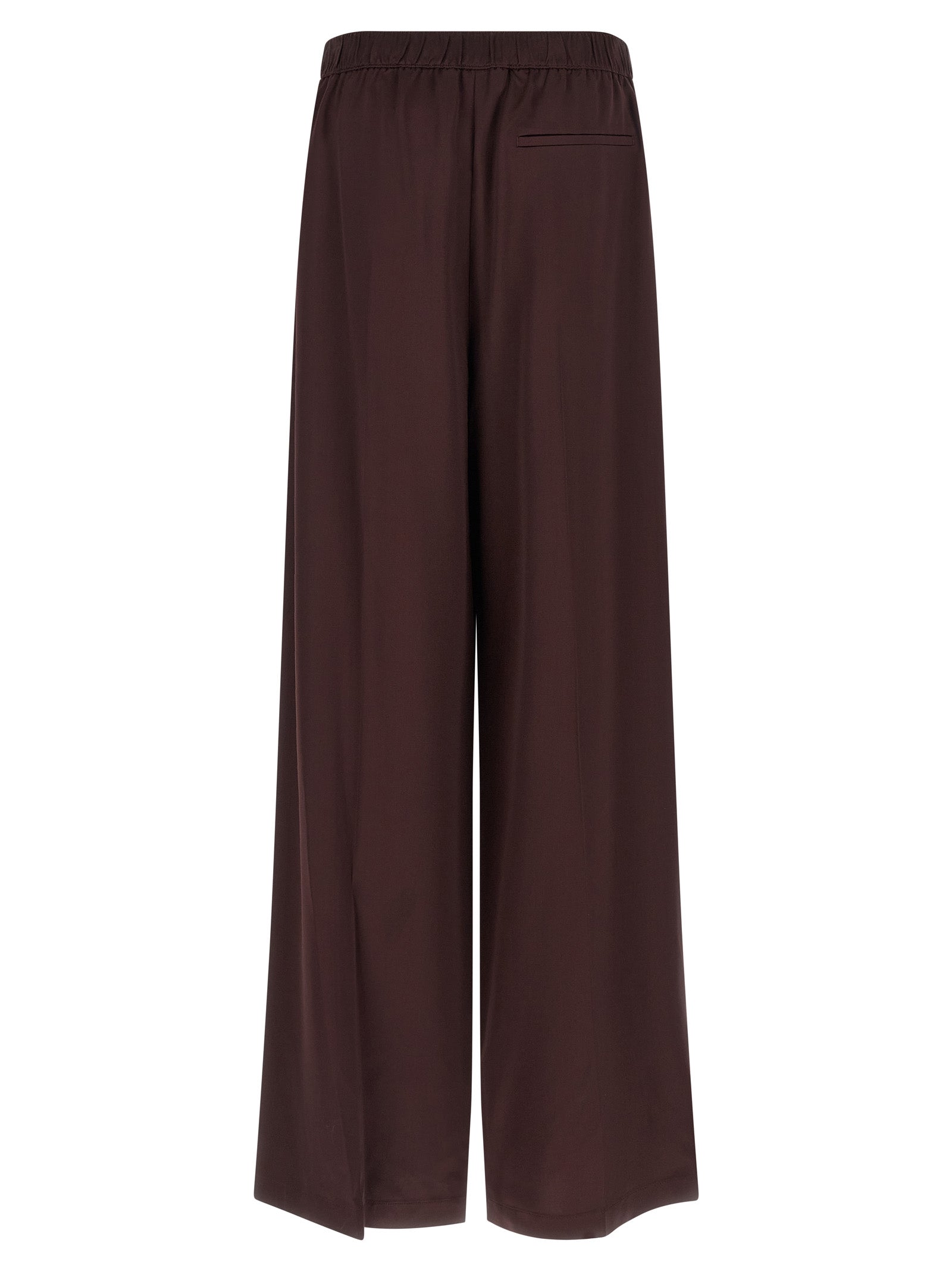 Shiny pants Bordeaux Viscose