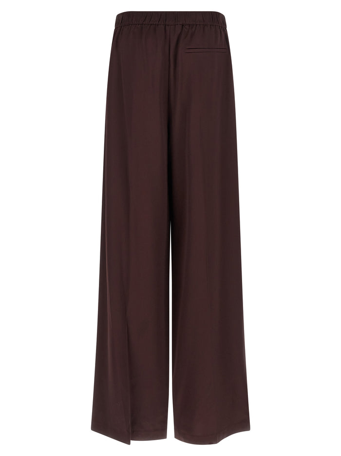 Shiny pants Bordeaux Viscose