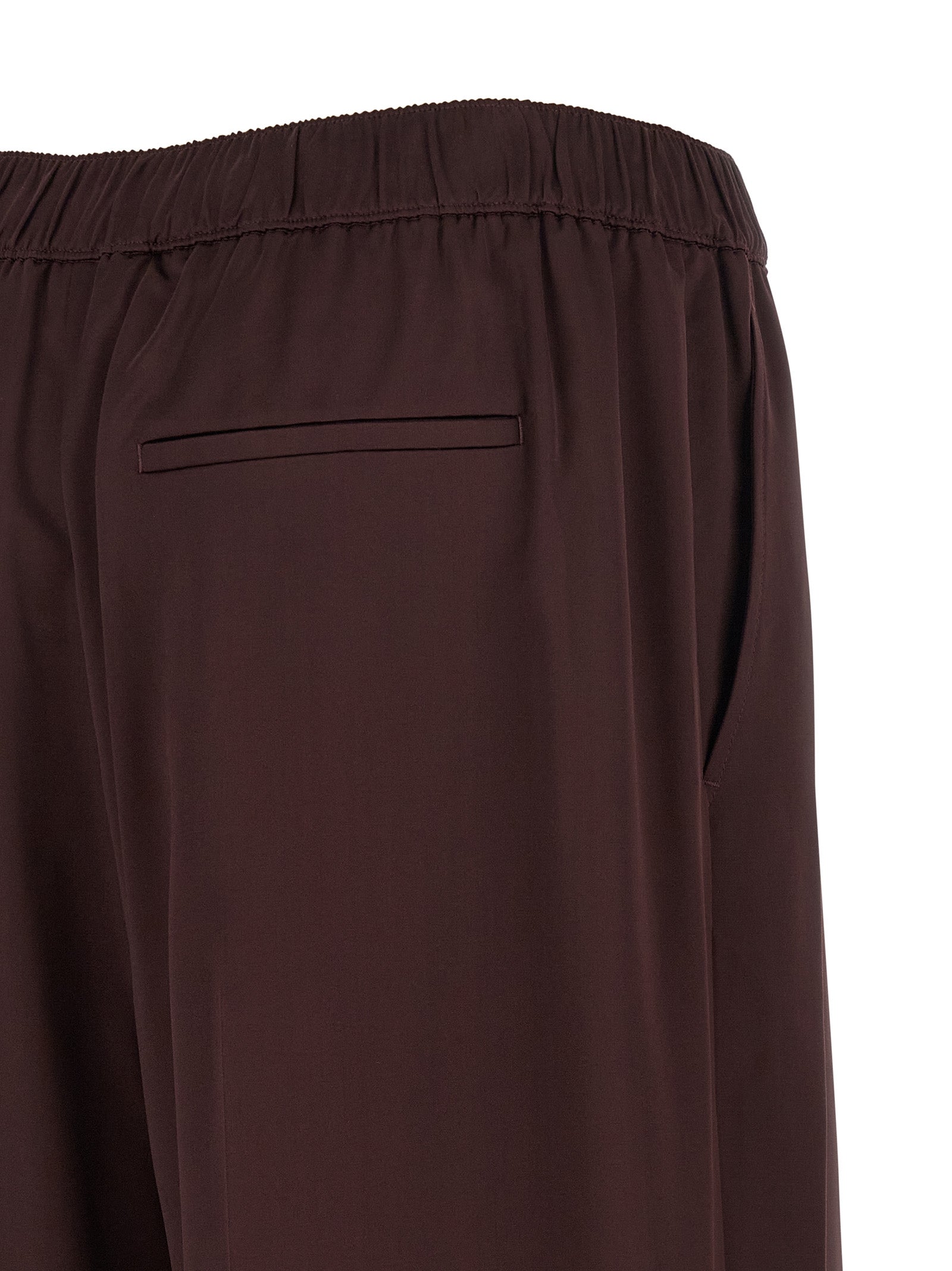 Shiny pants Bordeaux Viscose
