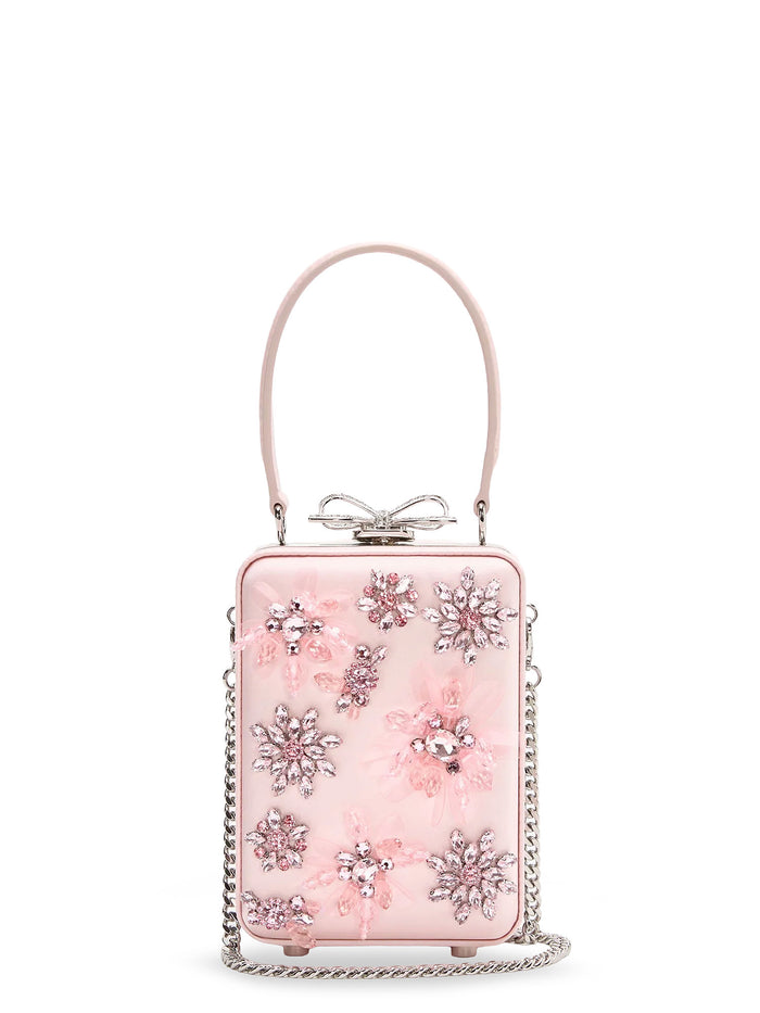 SELF PORTRAIT Bags Pink Satin/cristalli