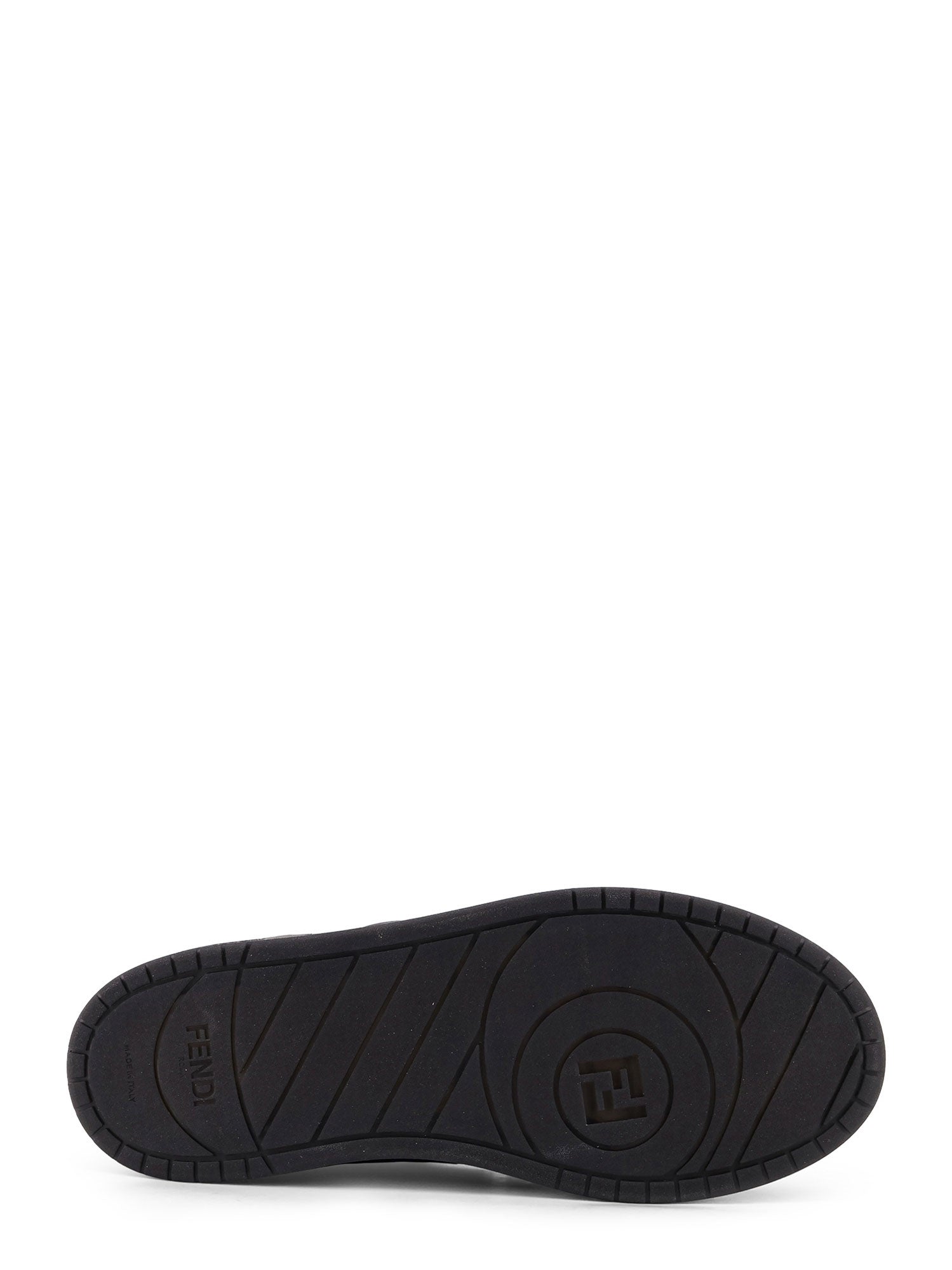 Fendi Sneakers Dk Grey+grig.ner+bia Tessuto Ff Jacquard/ Suede